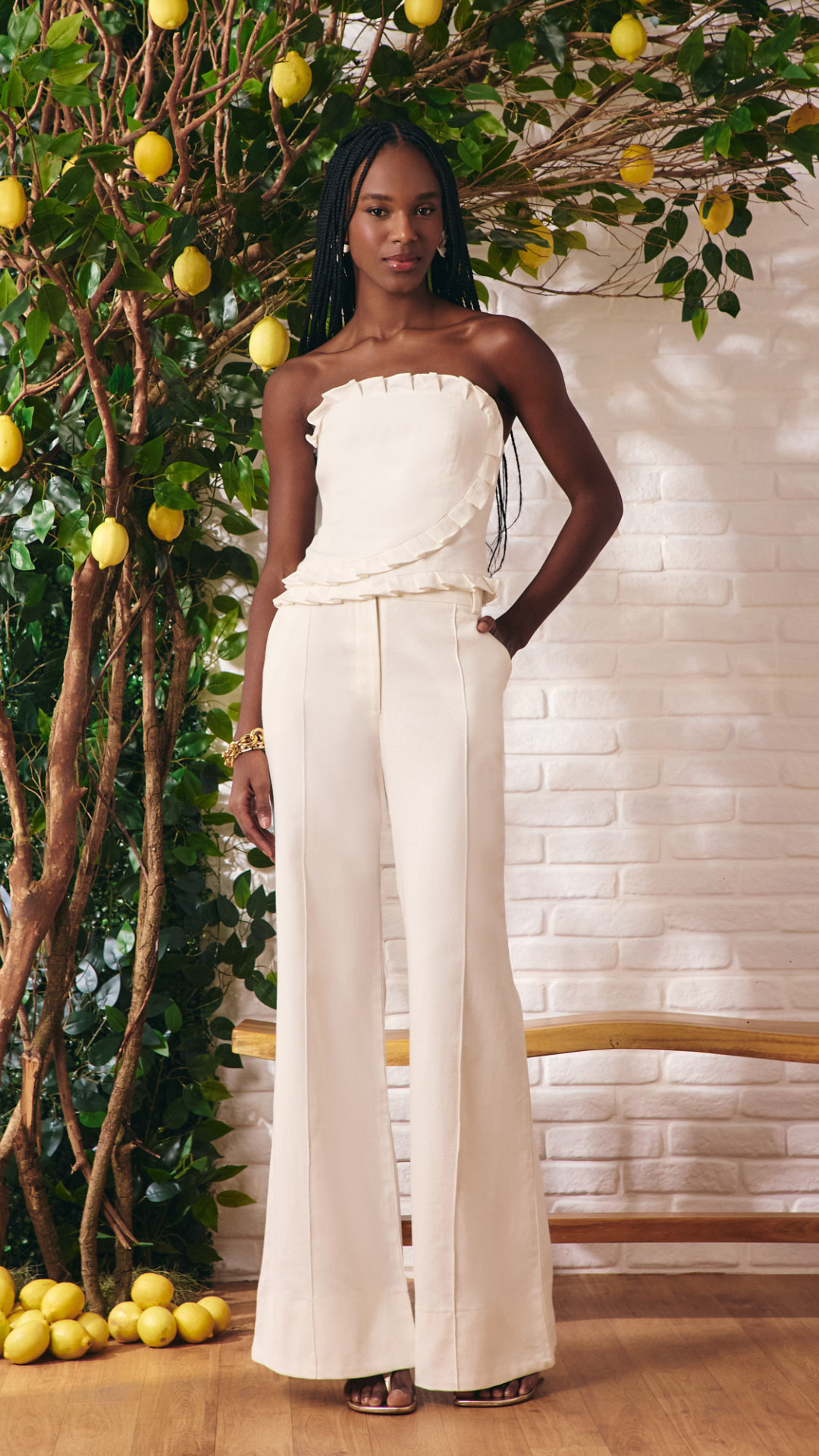 Conjunto Cotton Corset Off White