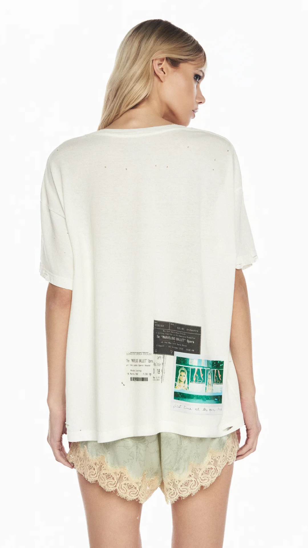 Camiseta Ballet Timeless Off White