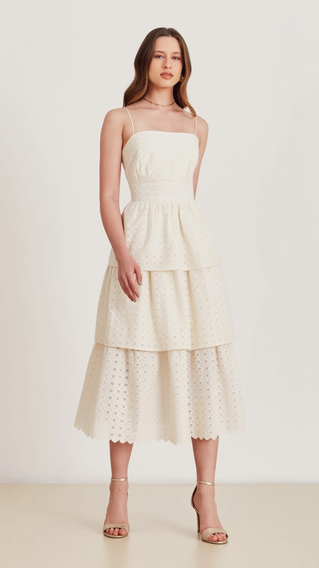 Vestido Midi Melina Branco