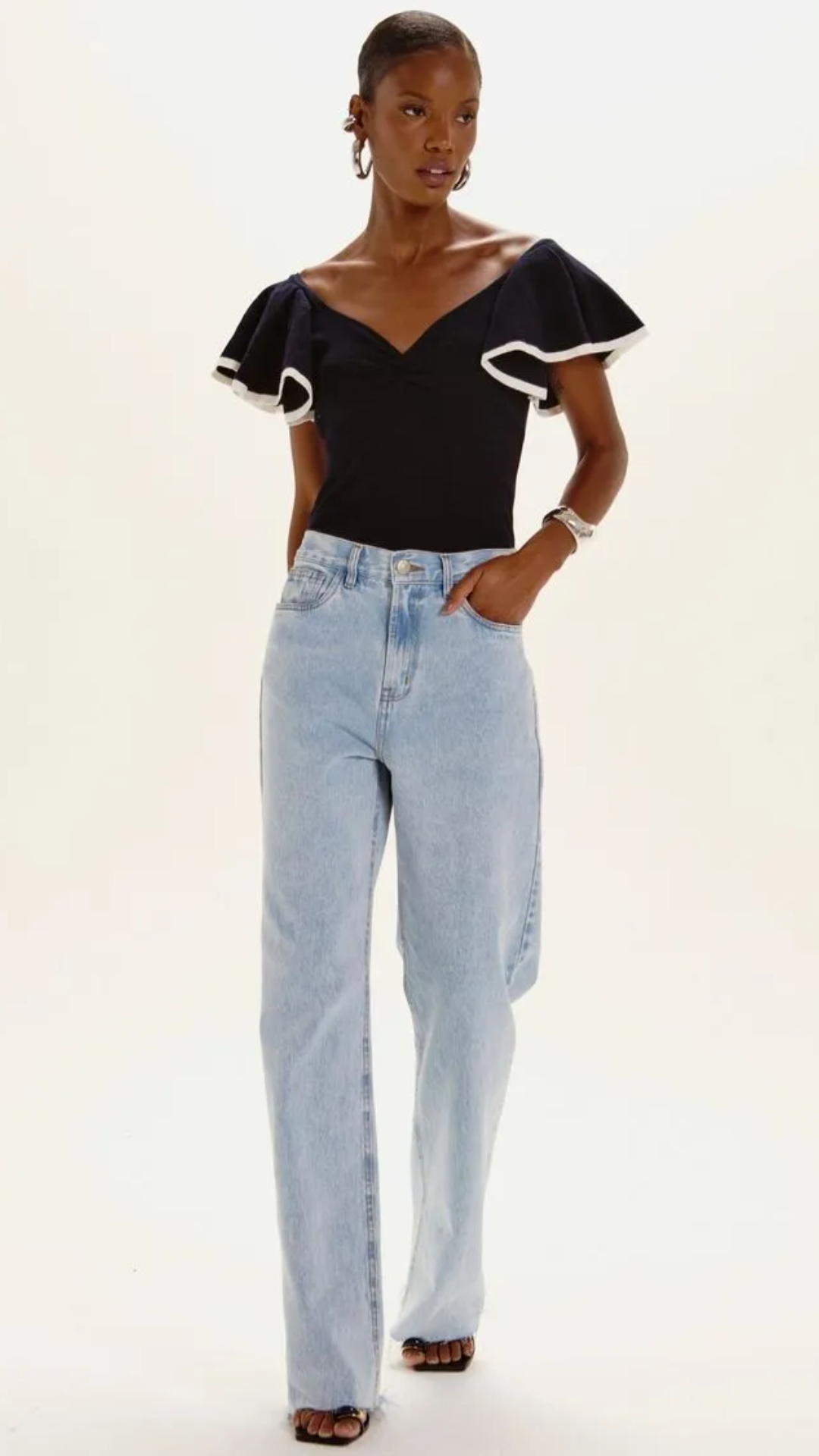 Calça Renata Jeans Claro