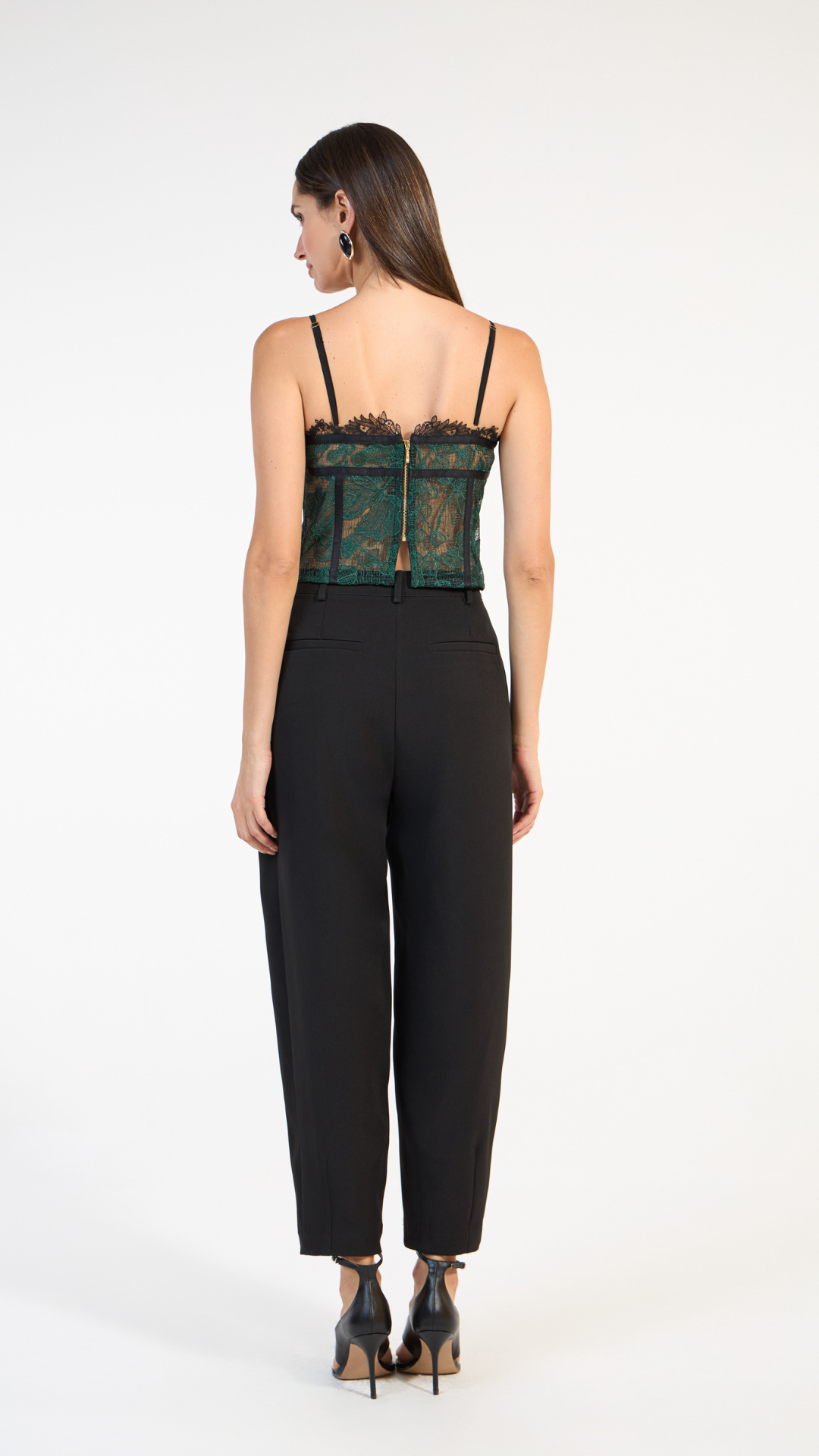 Blusa Corset Verde Bistrô