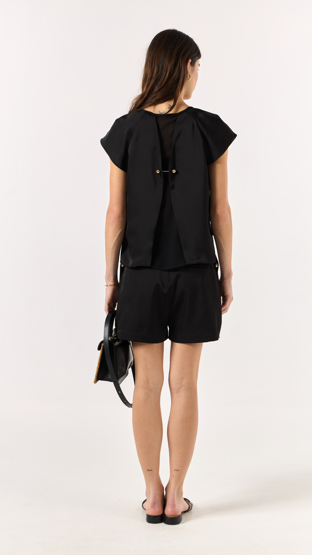 Conjunto Blusa e Short Pin Preto