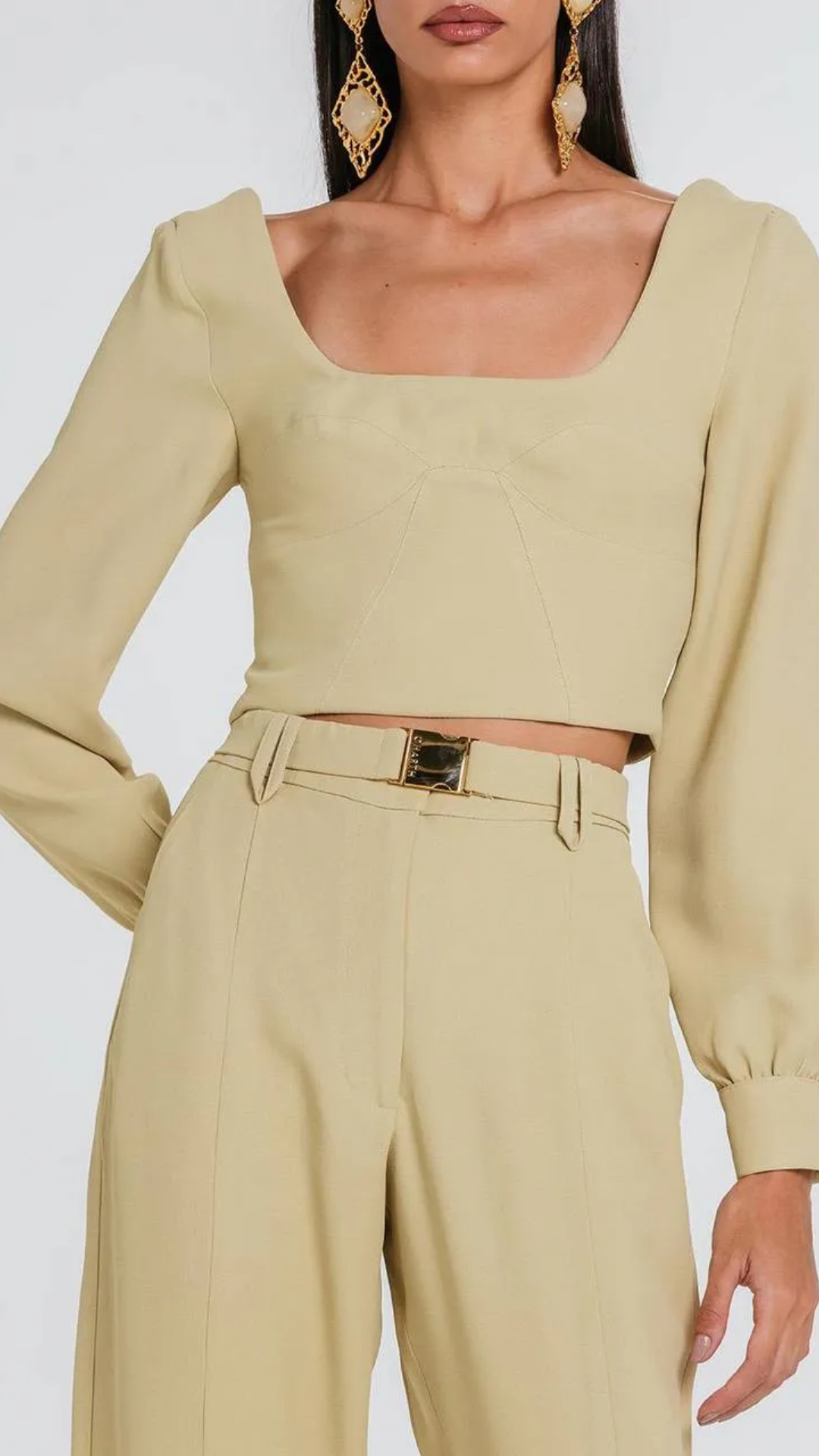 Blusa Beatrice Sépia