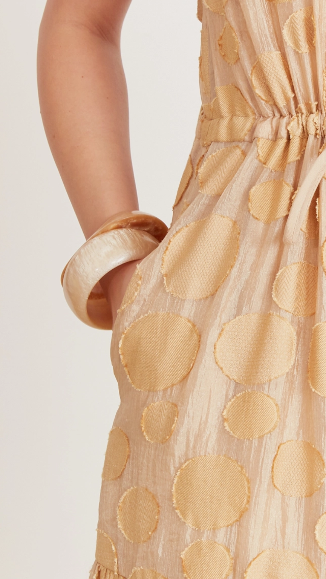 Vestido Longo Anna Bege
