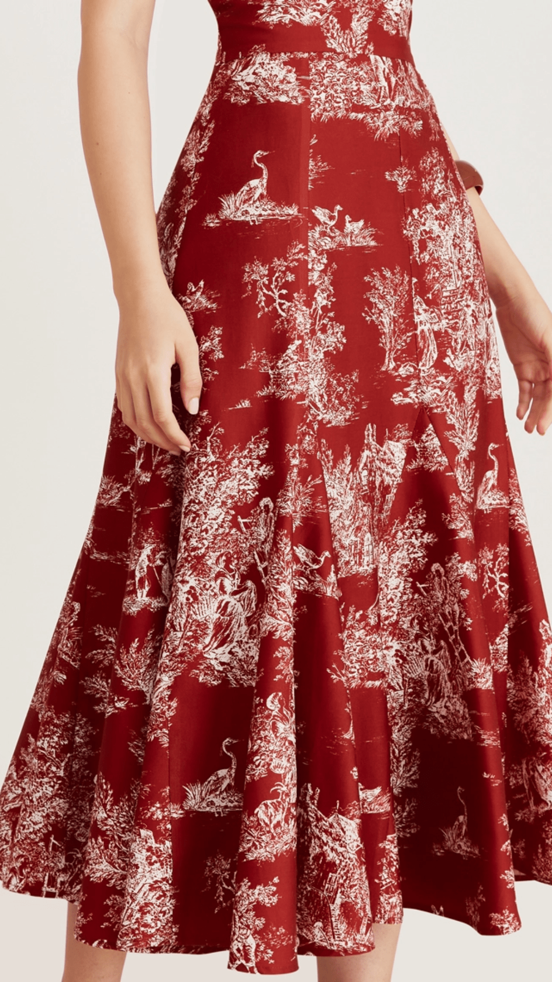 Vestido Midi Mariah Vermelho