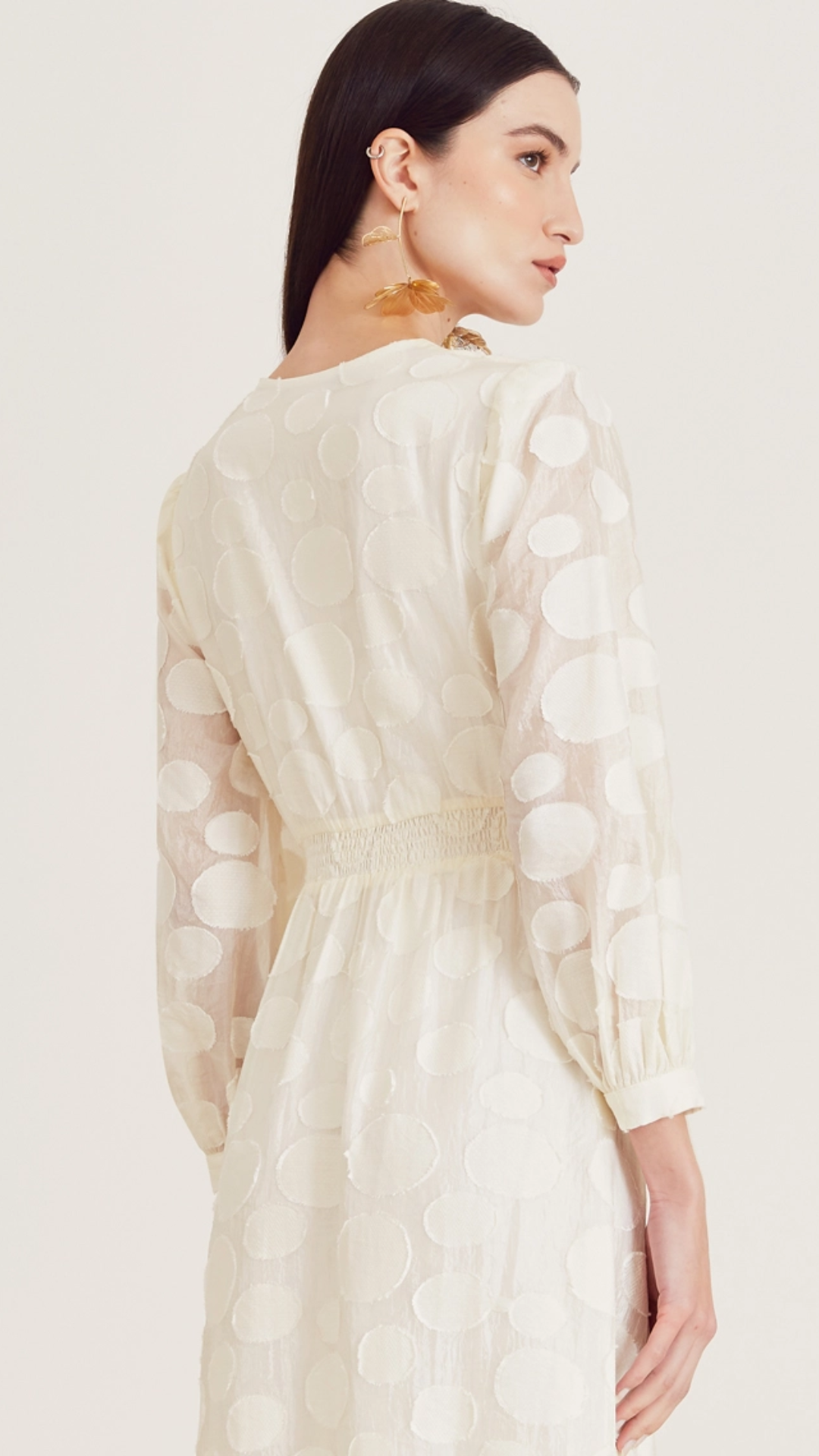 Vestido Midi Moss Branco