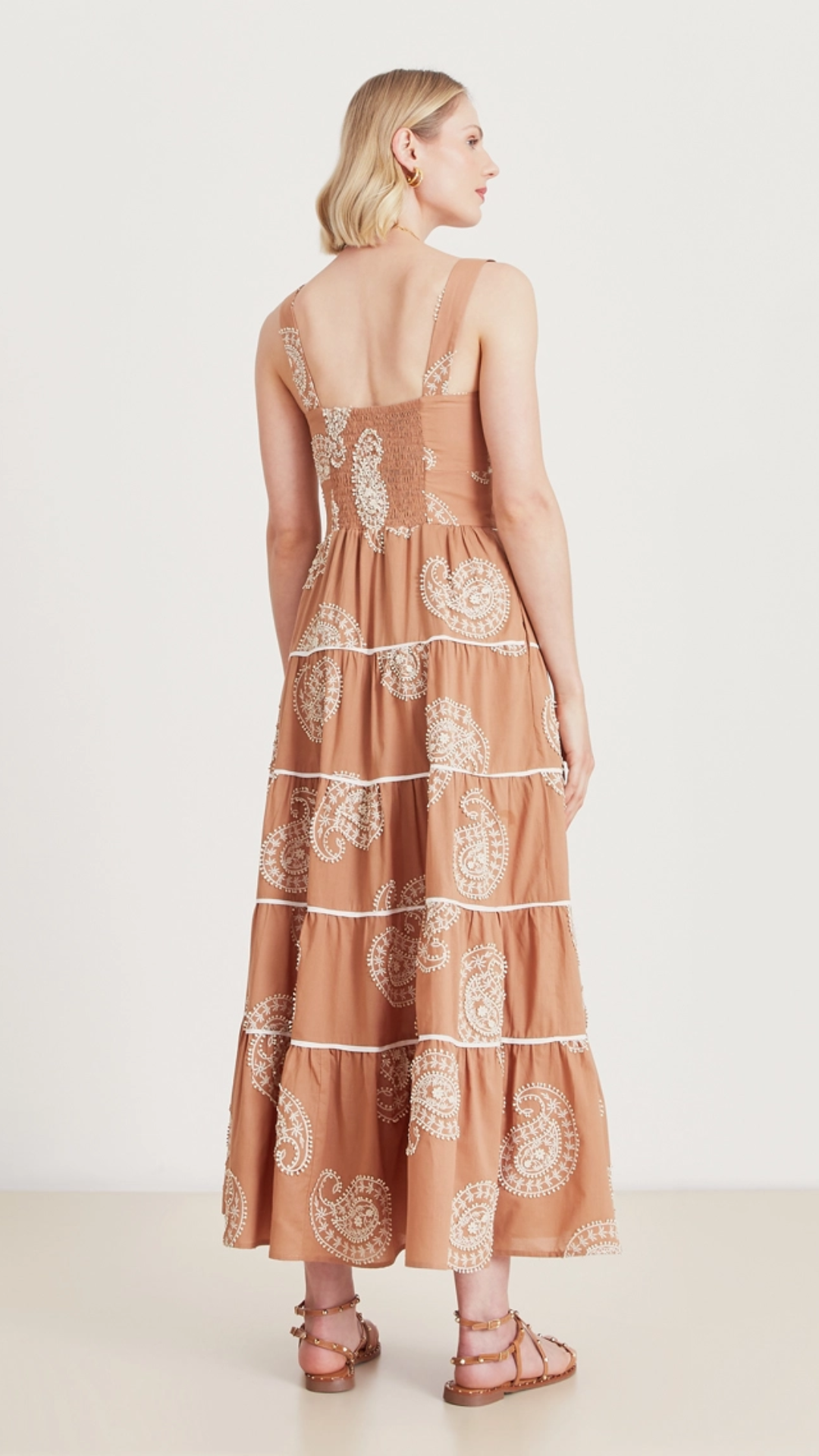 Vestido Longo Camily Marrom