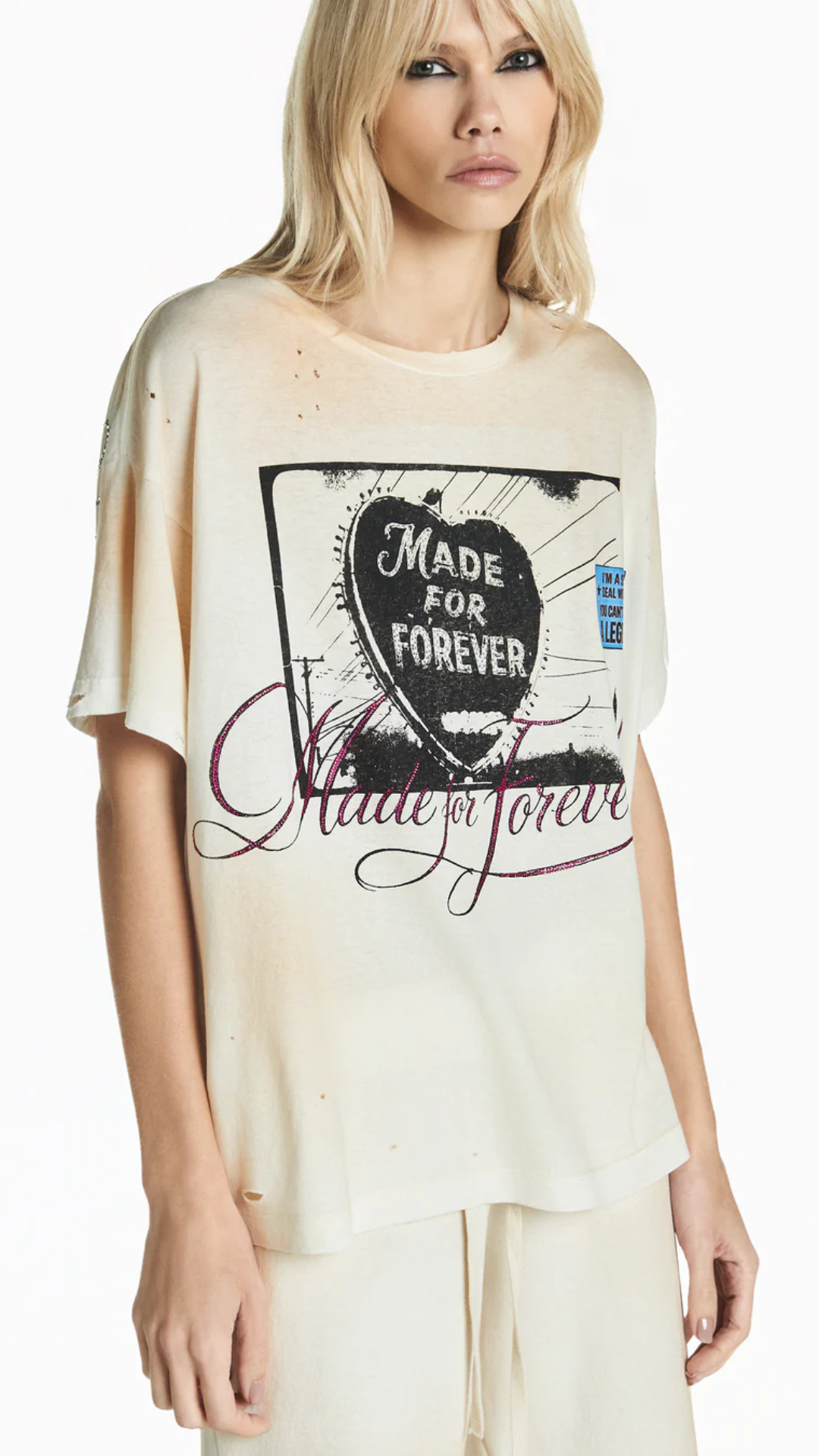 Camiseta Made for Forever Off White