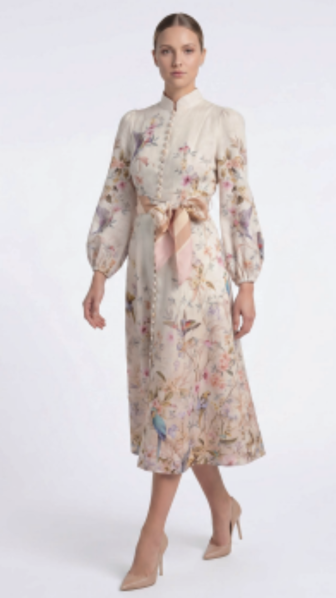 Vestido Midi Estampado