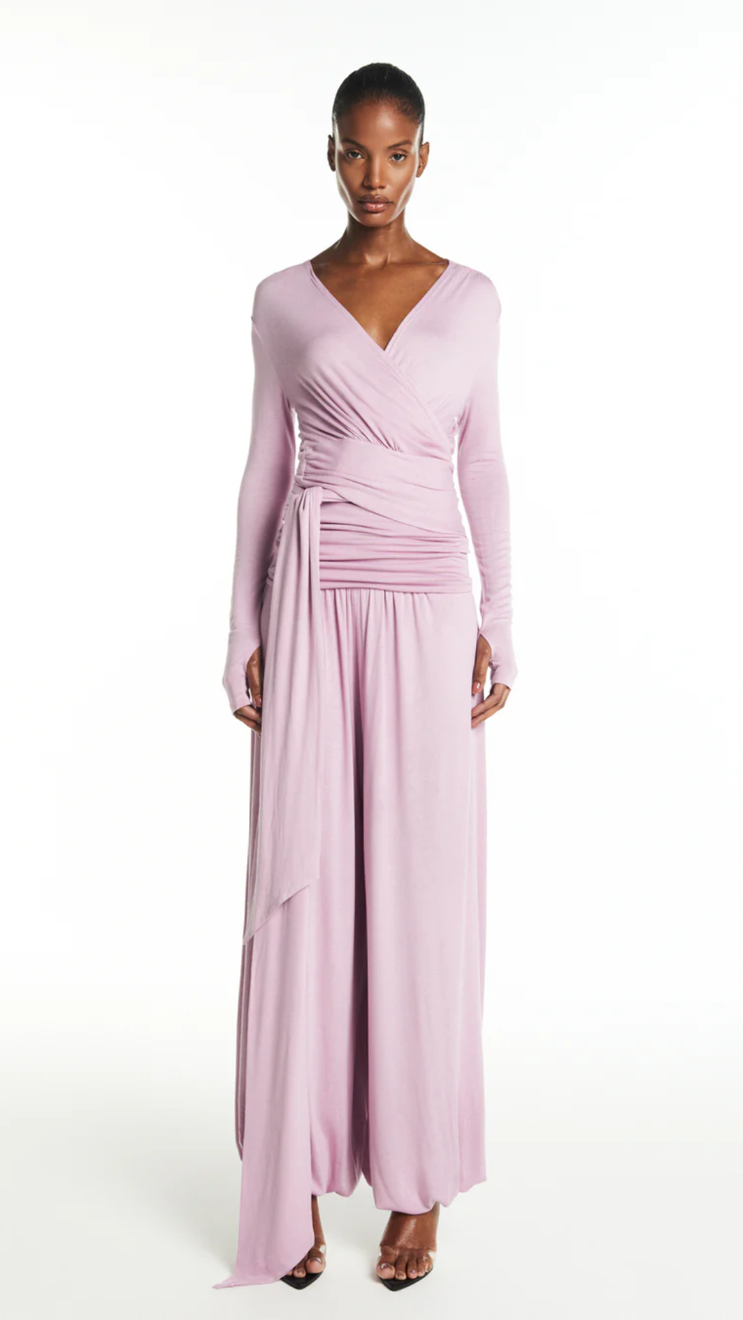 Blusa Cachecouer Malha Lavanda