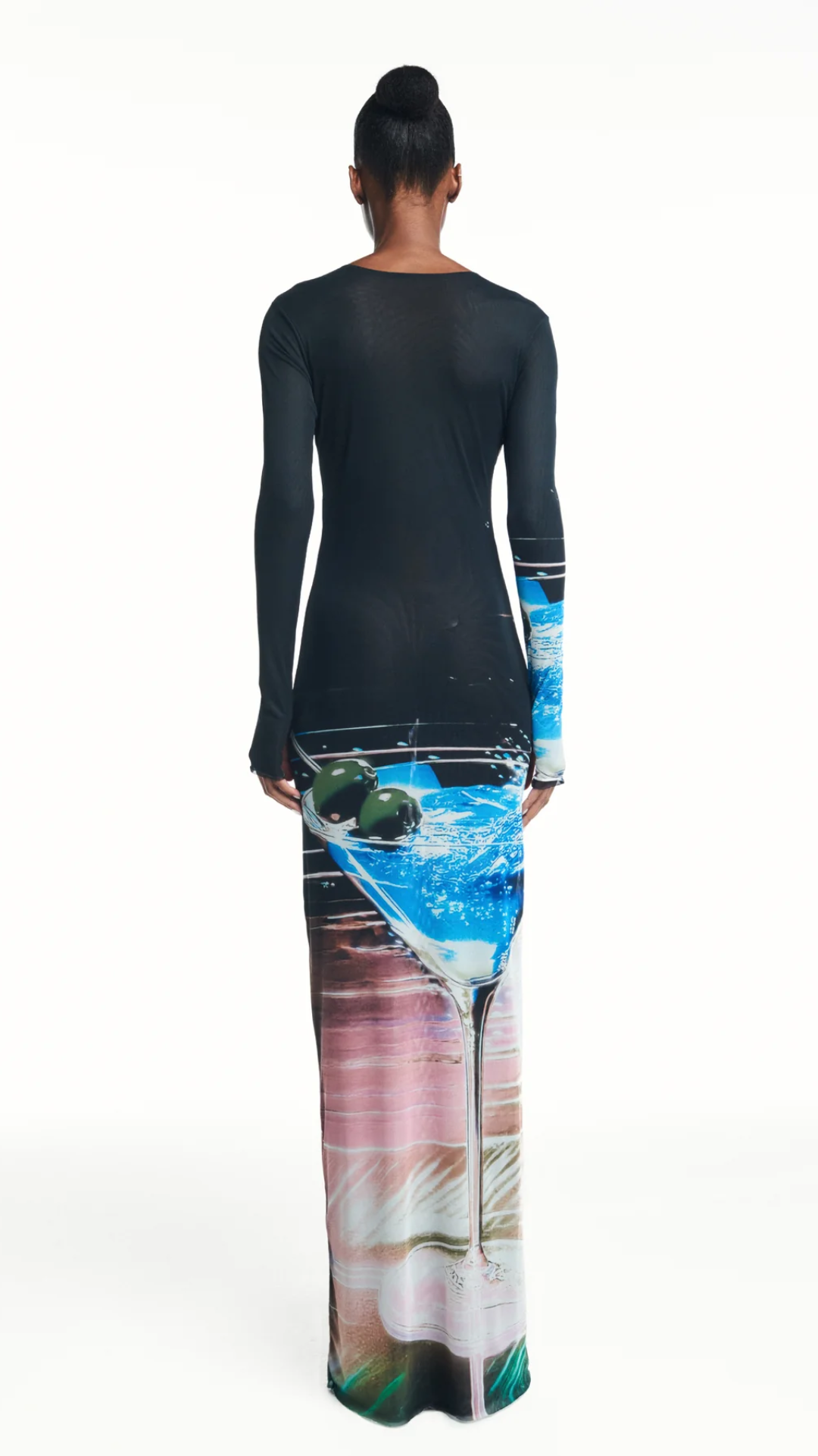 Vestido Longo Tule Martini