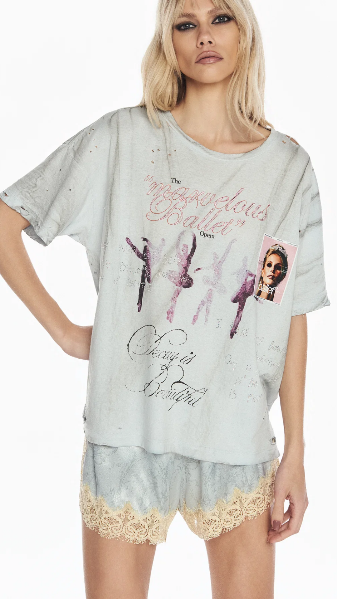 Camiseta Ballet The Marvelous Azul
