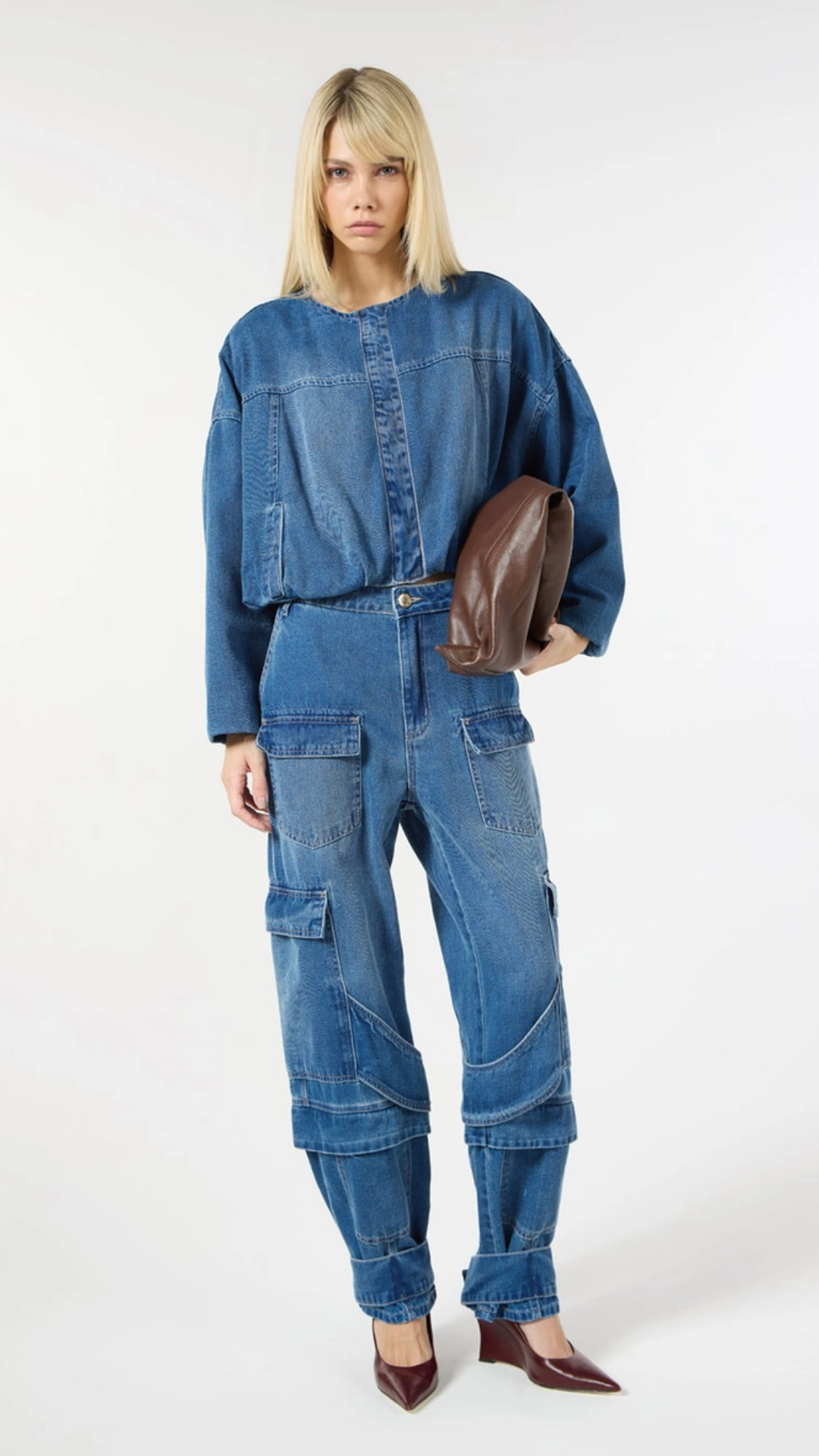 Calça Jeans Cargo Urban