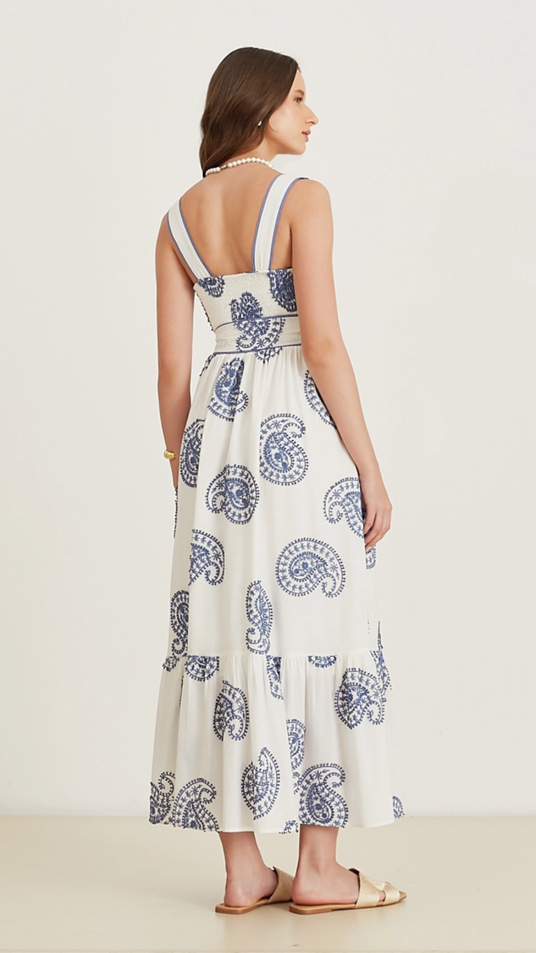 Vestido Midi Celia Branco