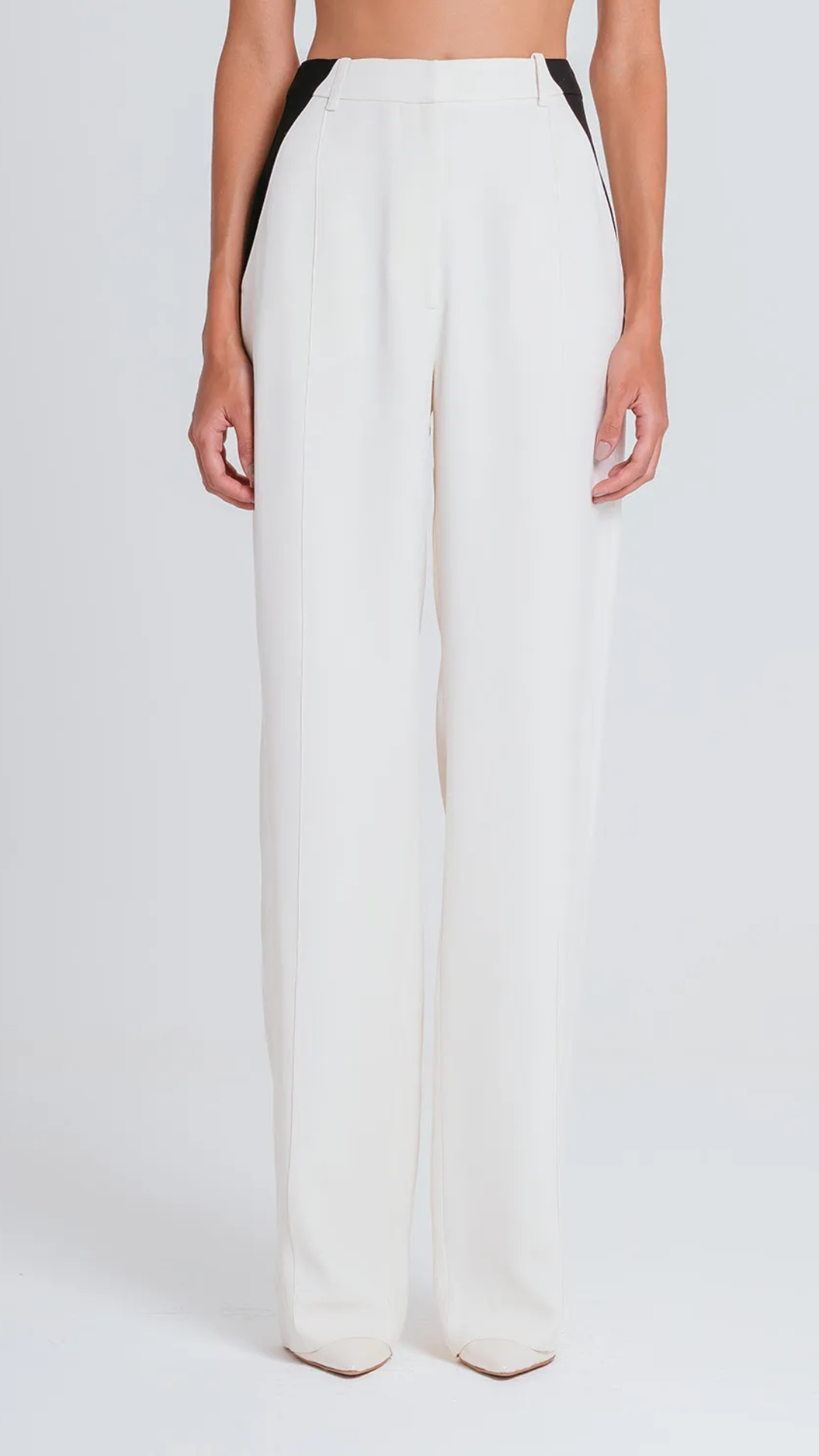 Calça Hanna Marfim/Preto