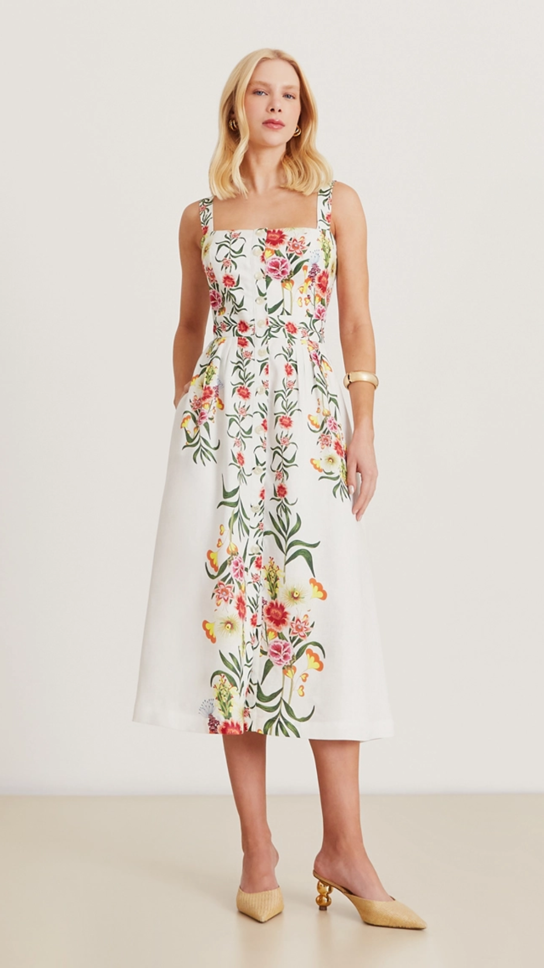 Vestido Midi Elida Branco