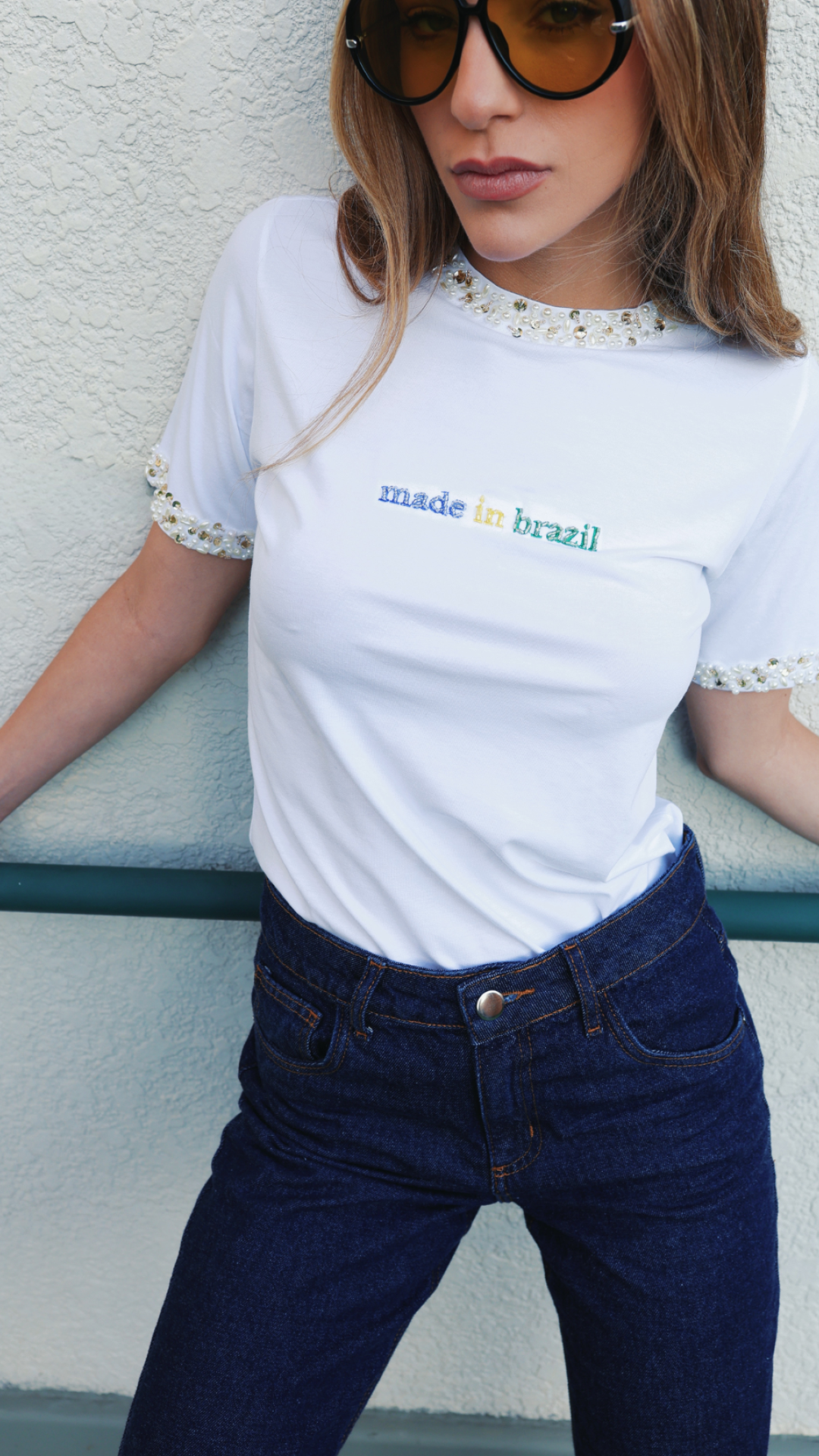 T-shirt Made in Brasil Branco