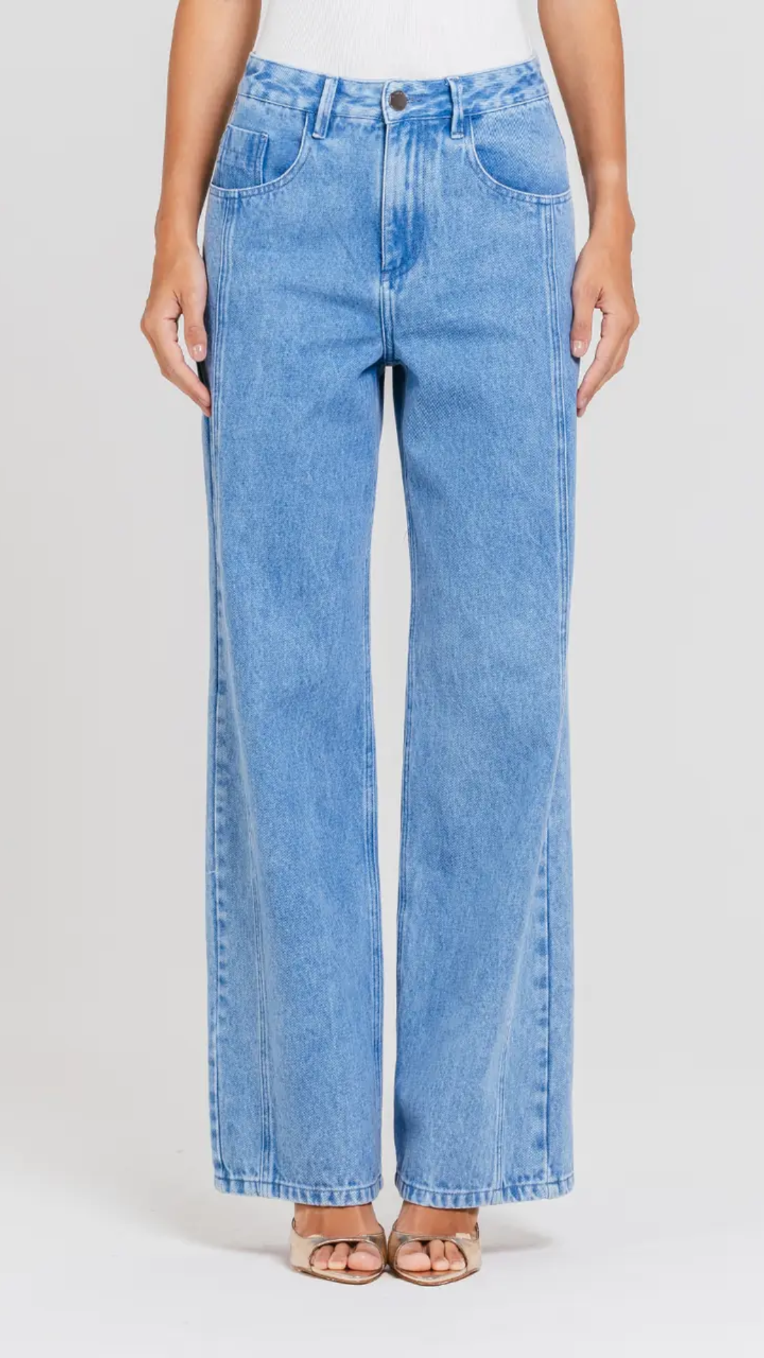 Calça Micaela Jeans Médio