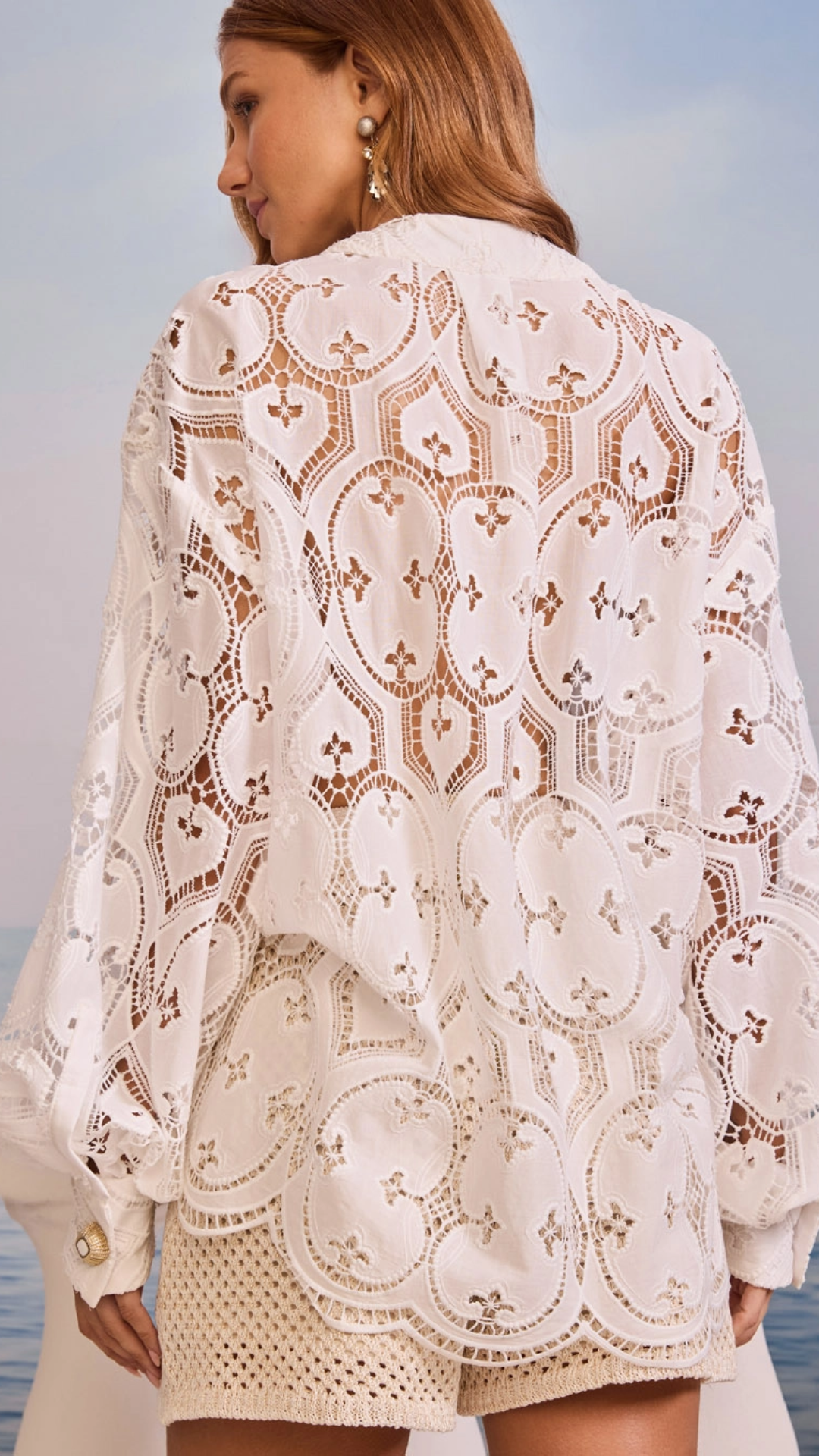 Blusa Richelieu Bordada Off Shell