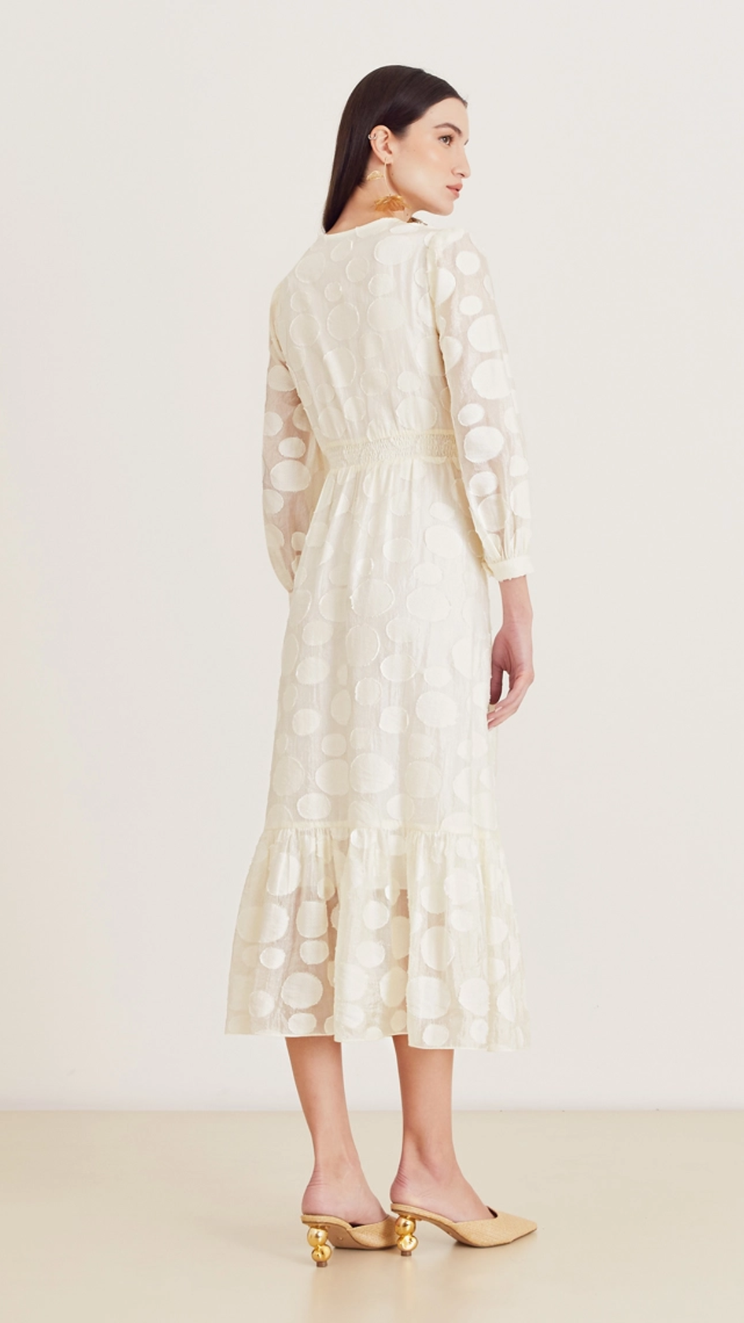 Vestido Midi Moss Branco