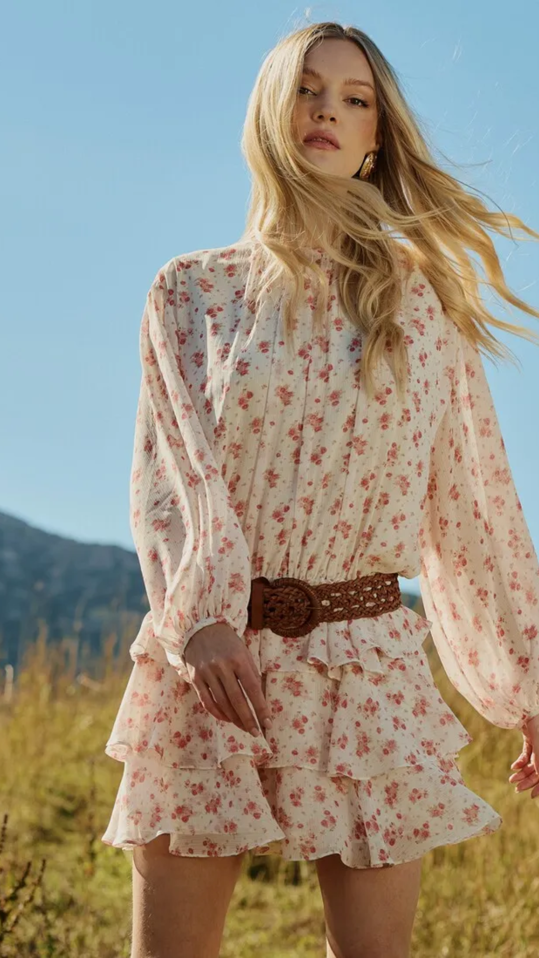 Vestido Curto Floral Liberty