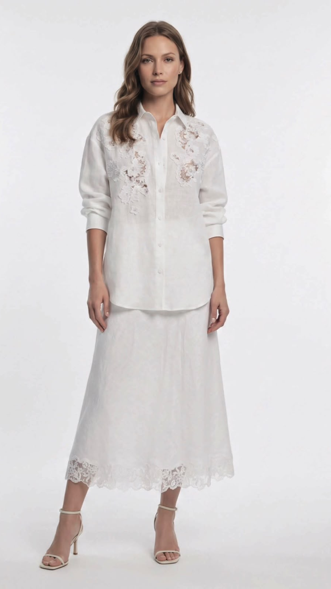 Blusa Renda Off White