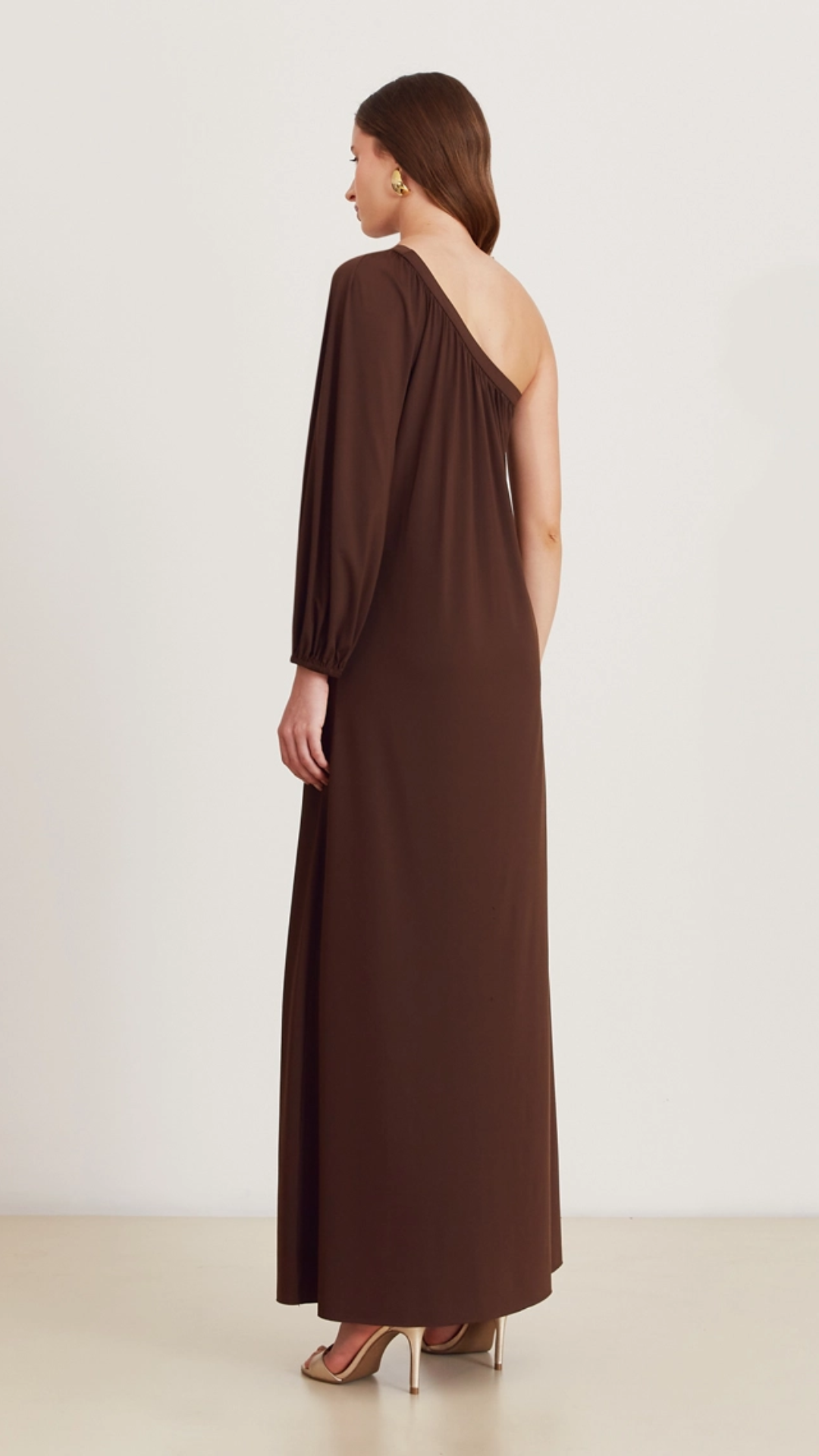 Vestido Longo Mayla Marrom