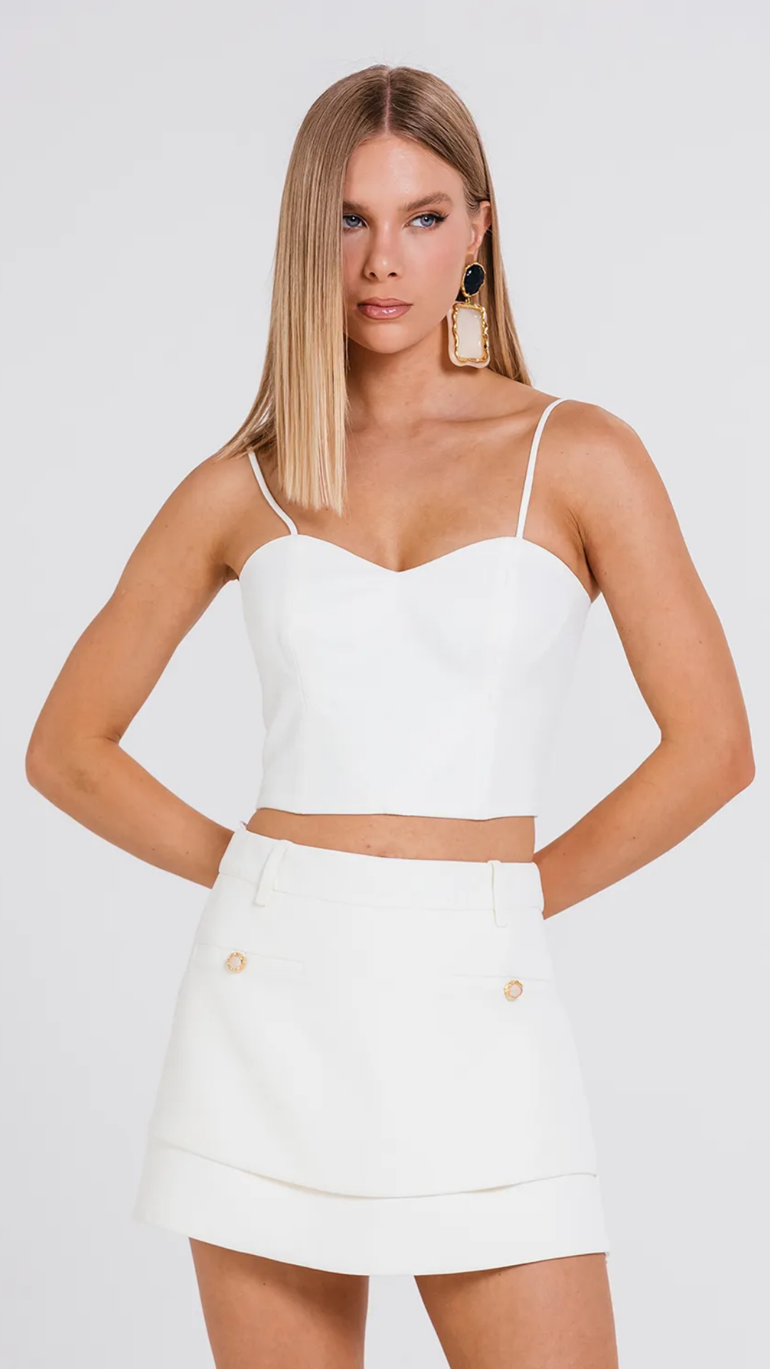 Short Saia Cora Vanilla