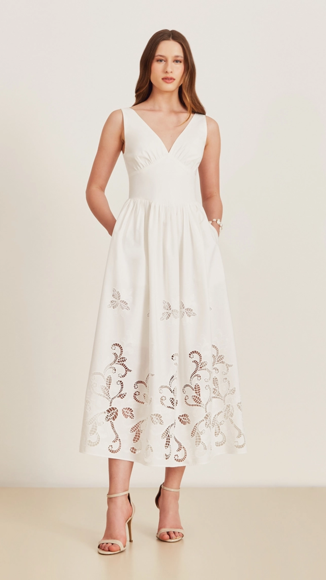 Vestido Midi Maitê Branco