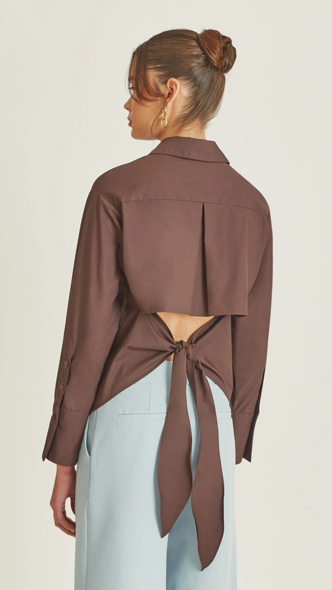 Camisa Jade Marrom