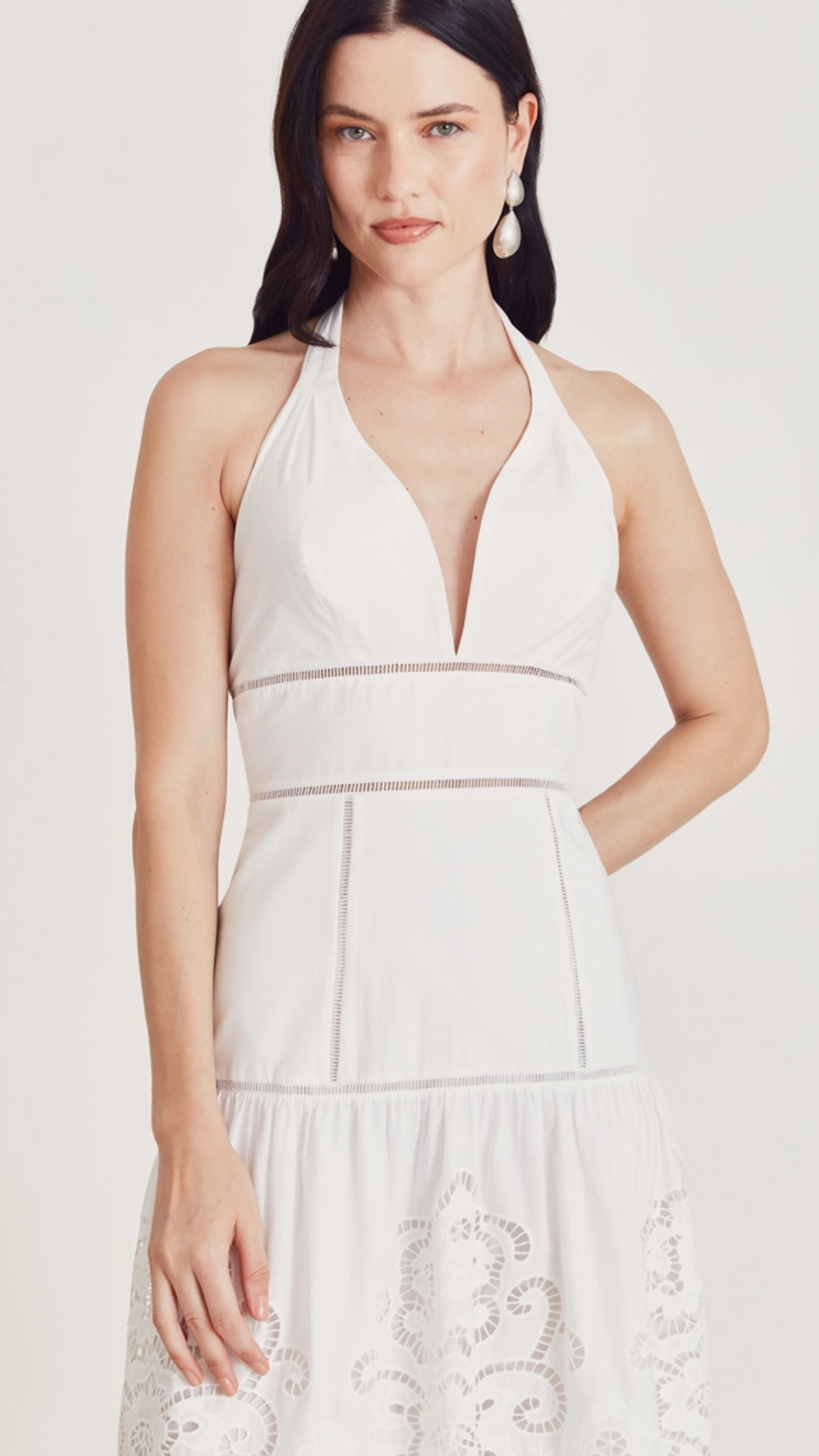 Vestido Longo Pérola Branco