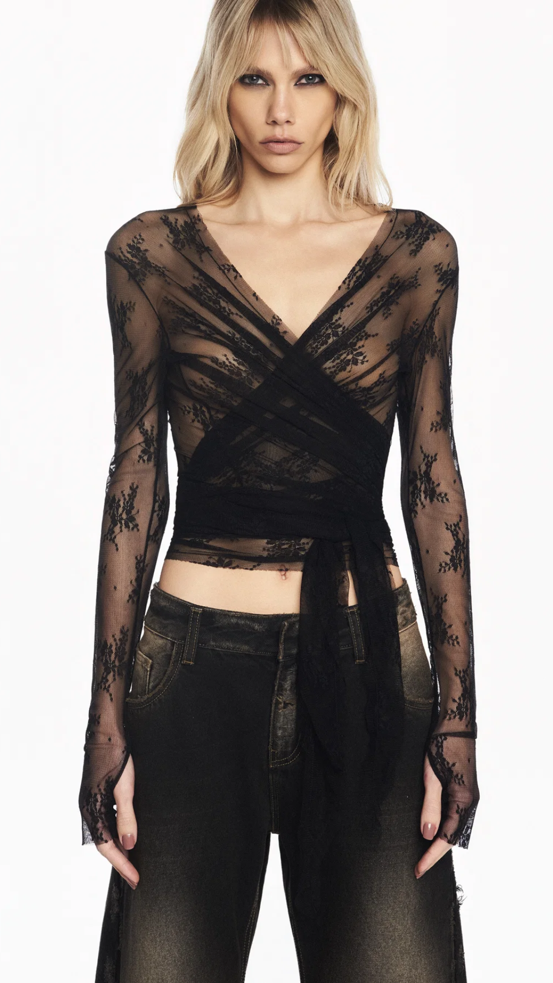 Blusa Cashecouer Renda Preta