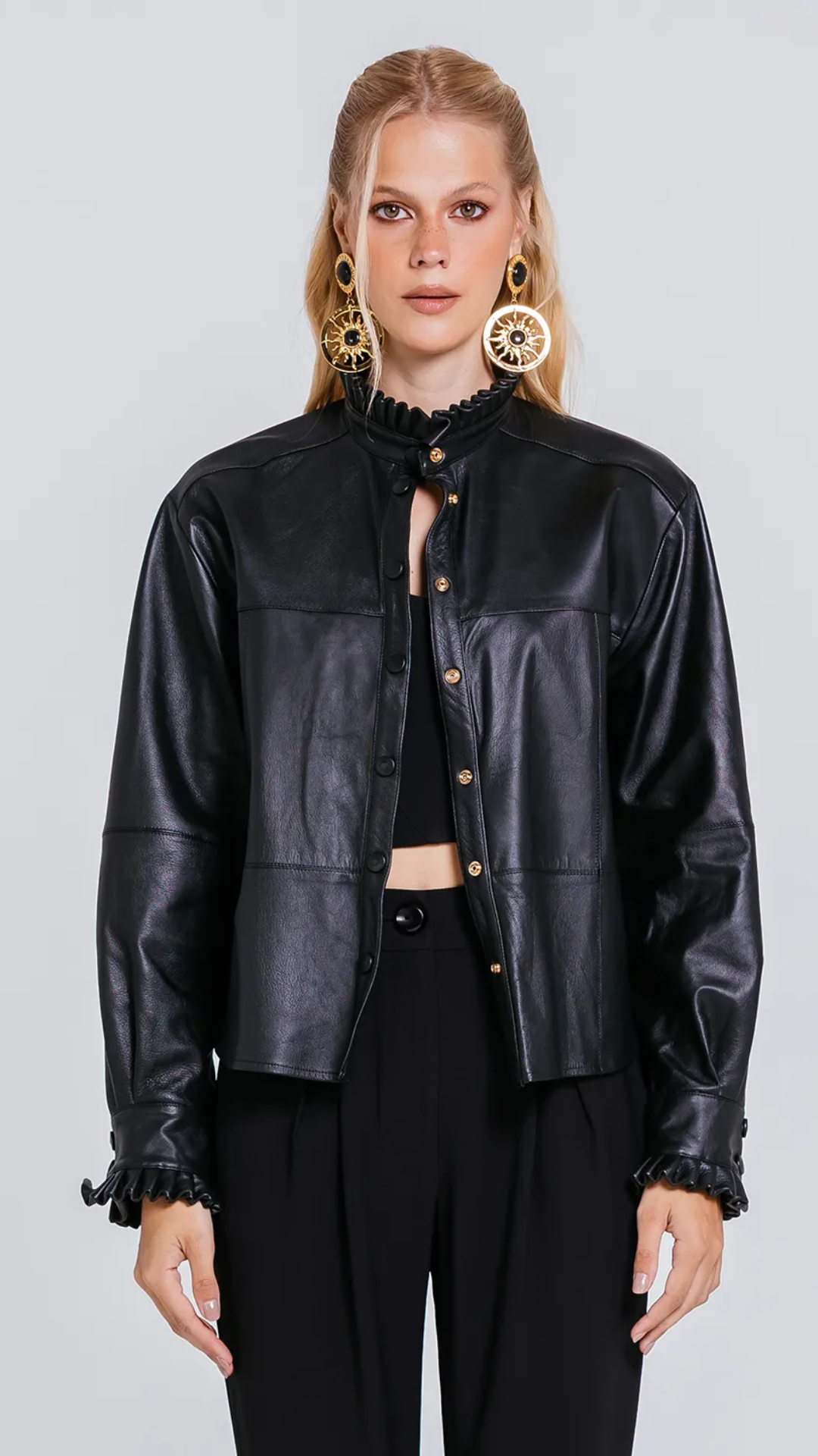 Camisa Camile Preto