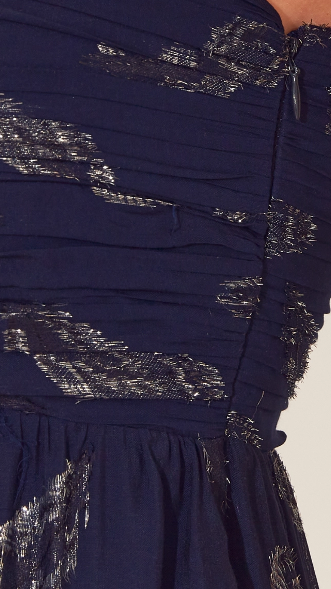 Vestido Longo Império Azul