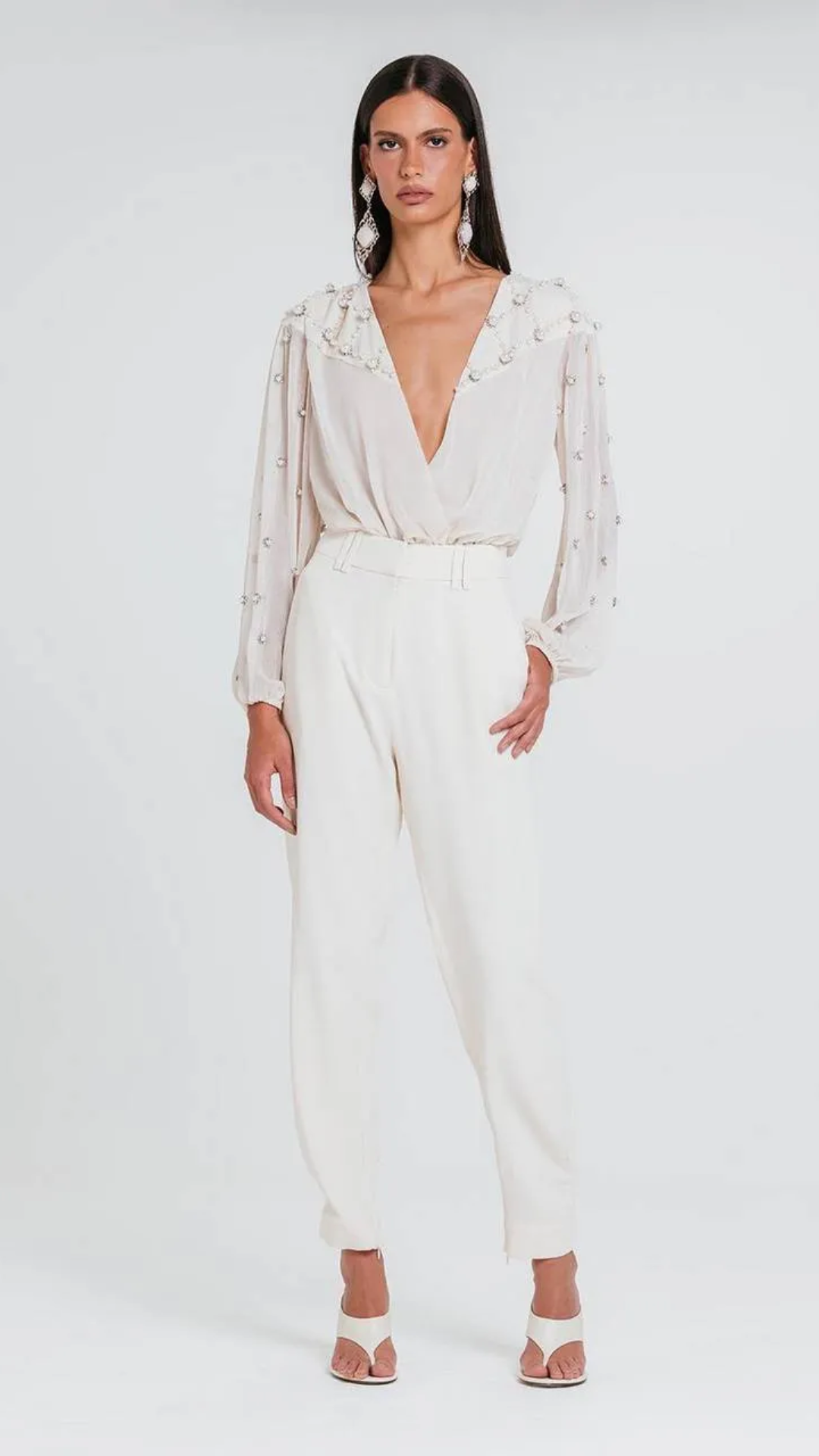 Calça Sylvia Marfim