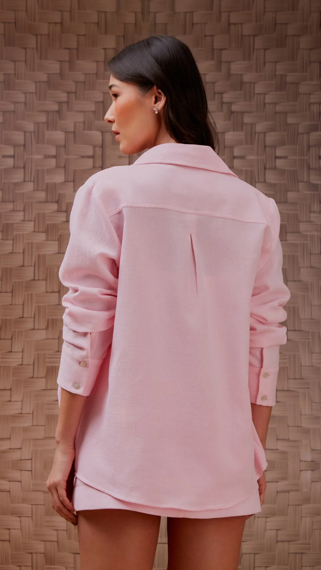 Camisa Underwear Renda Piquet Bubbles