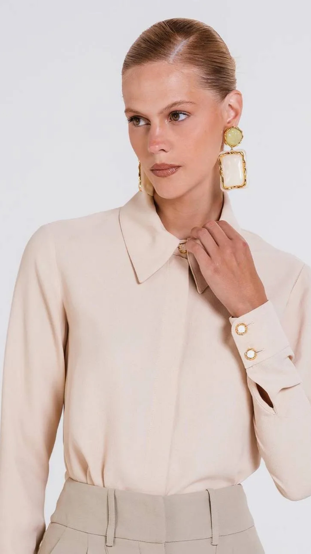 Camisa Cecilia Latte