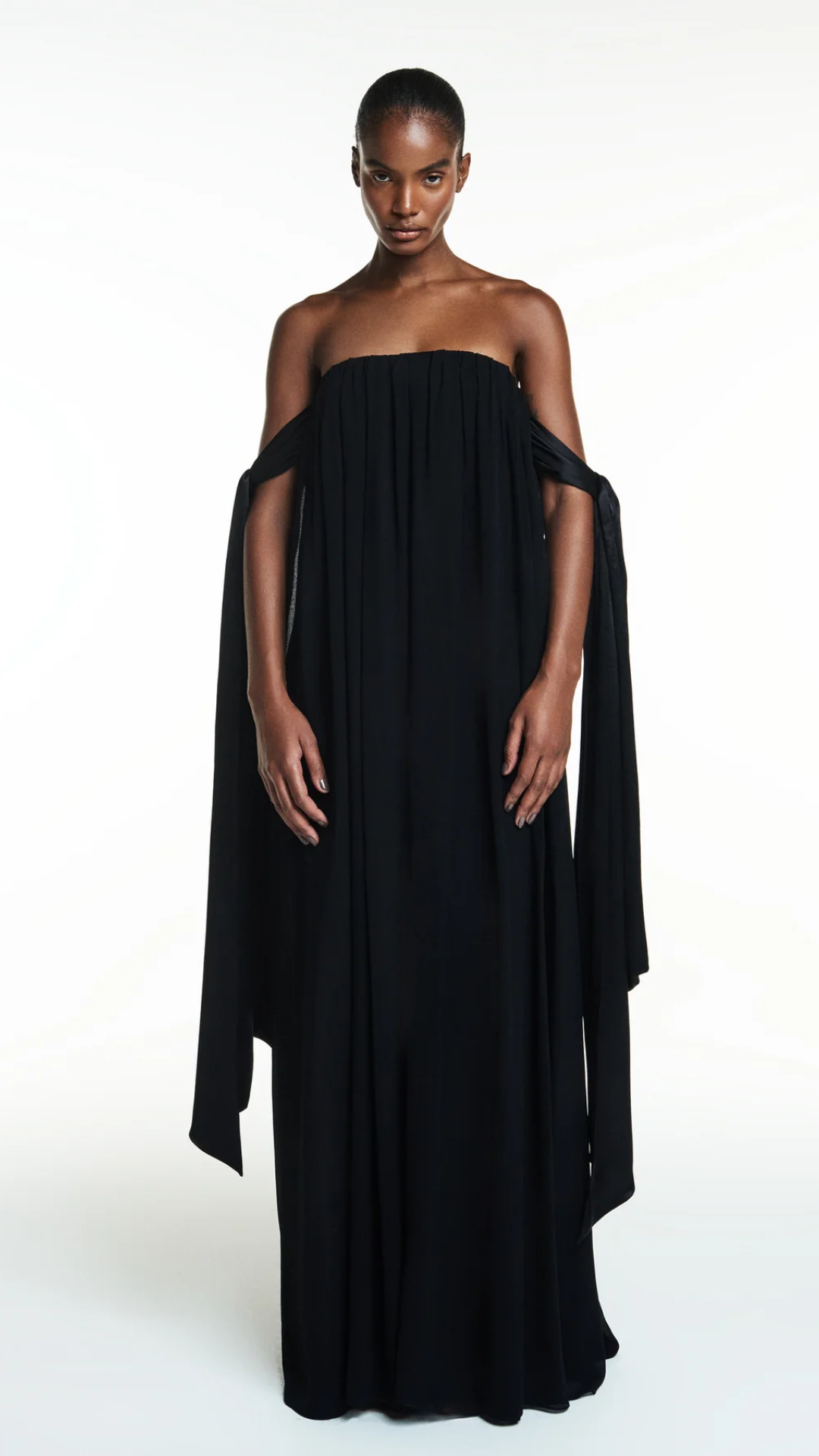 Vestido Longo Tomara que Caia Preto