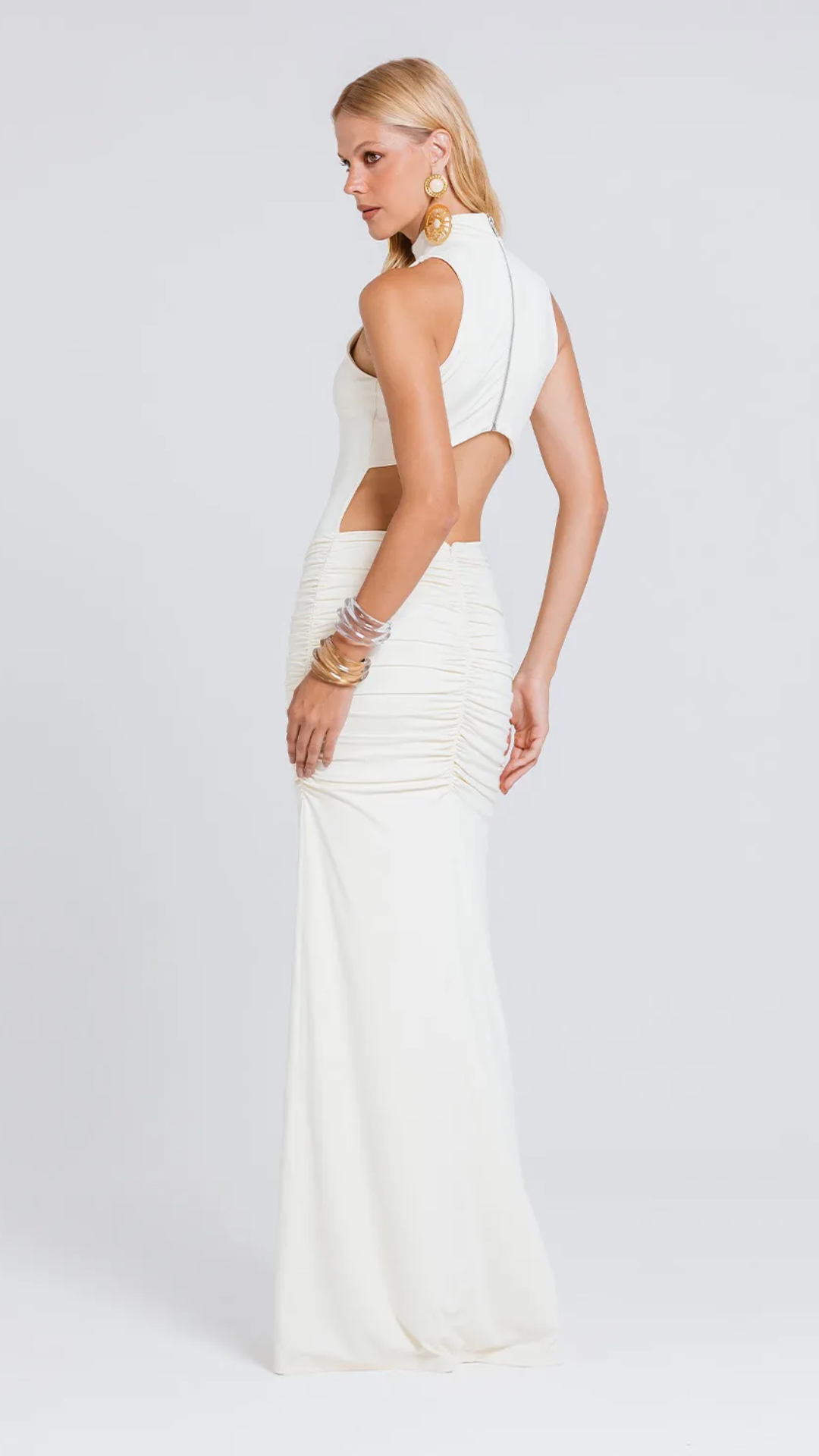 Vestido Isadora Areia