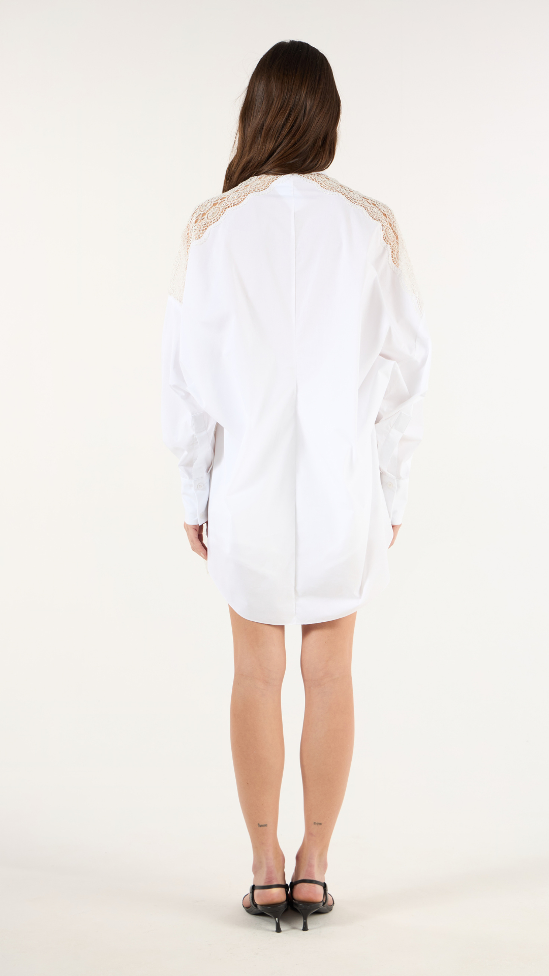 Camisa Entremeio Renda Off Shell