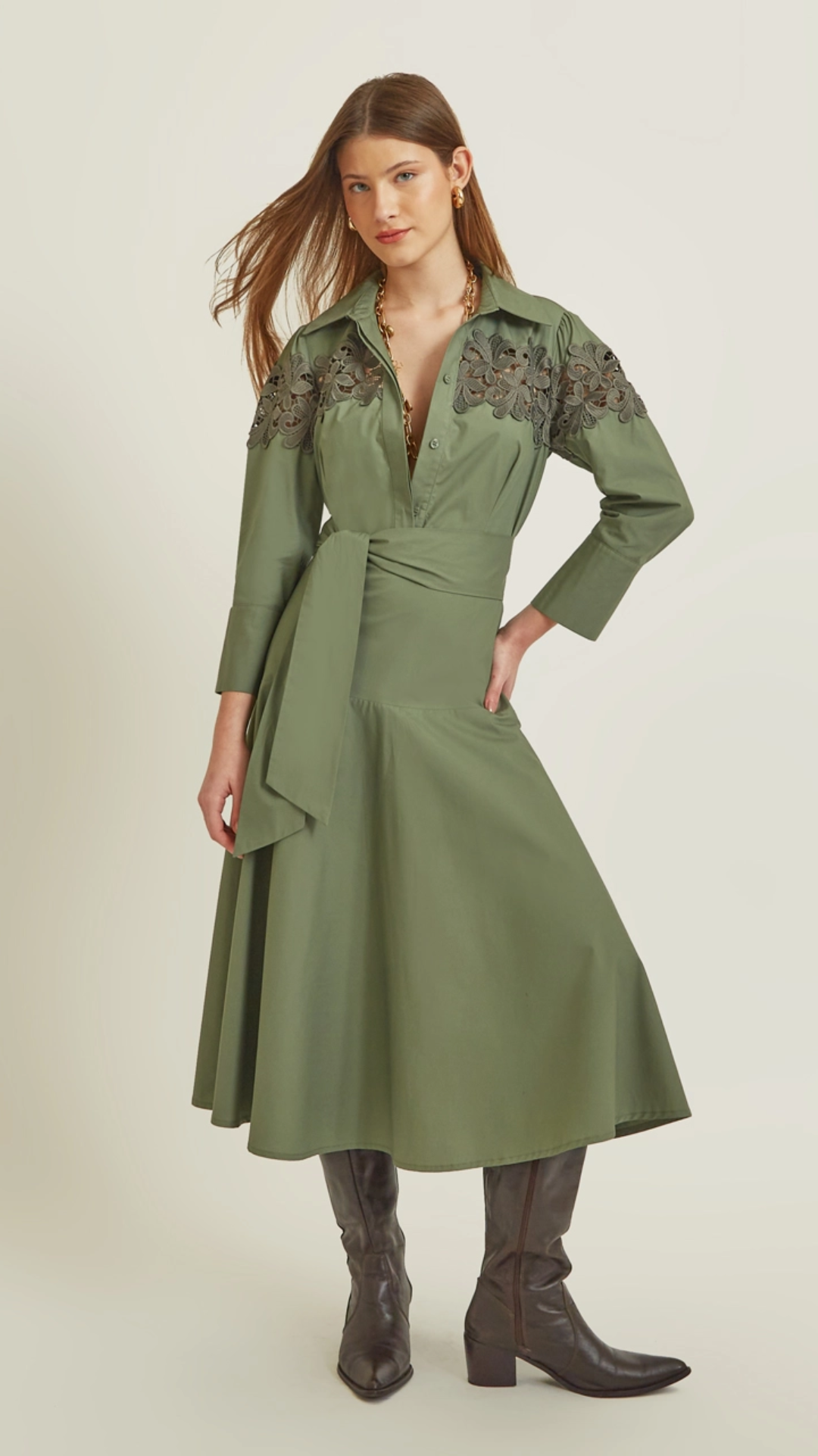 Vestido Lorena Verde