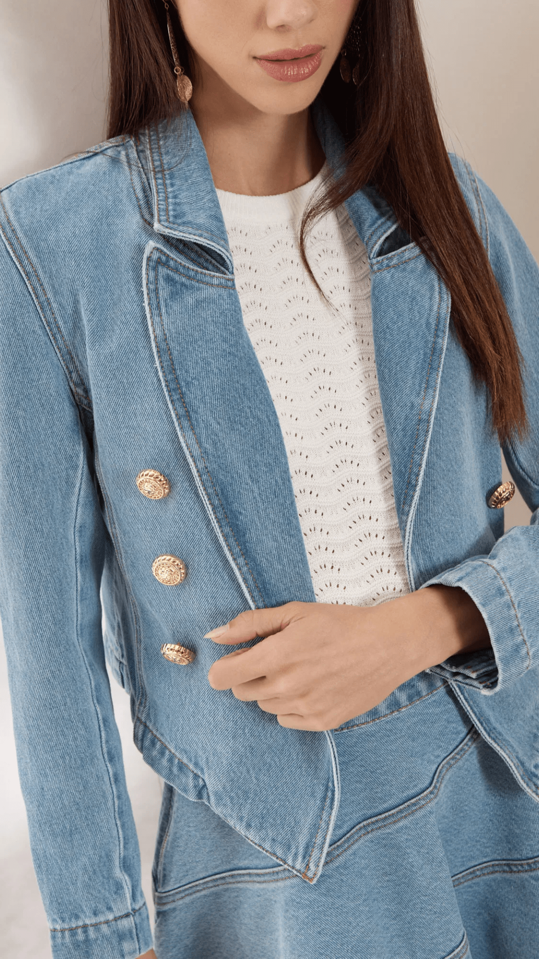 Blazer Jeans Tiger Claro