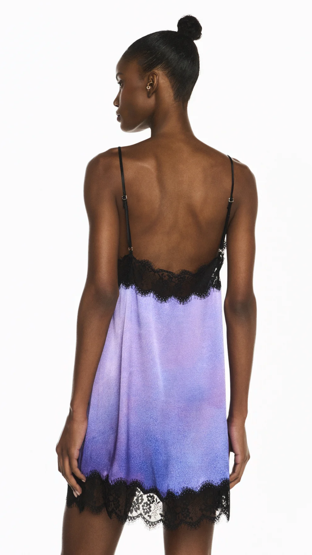 Vestido Curto Cetim Dobermann Pedras