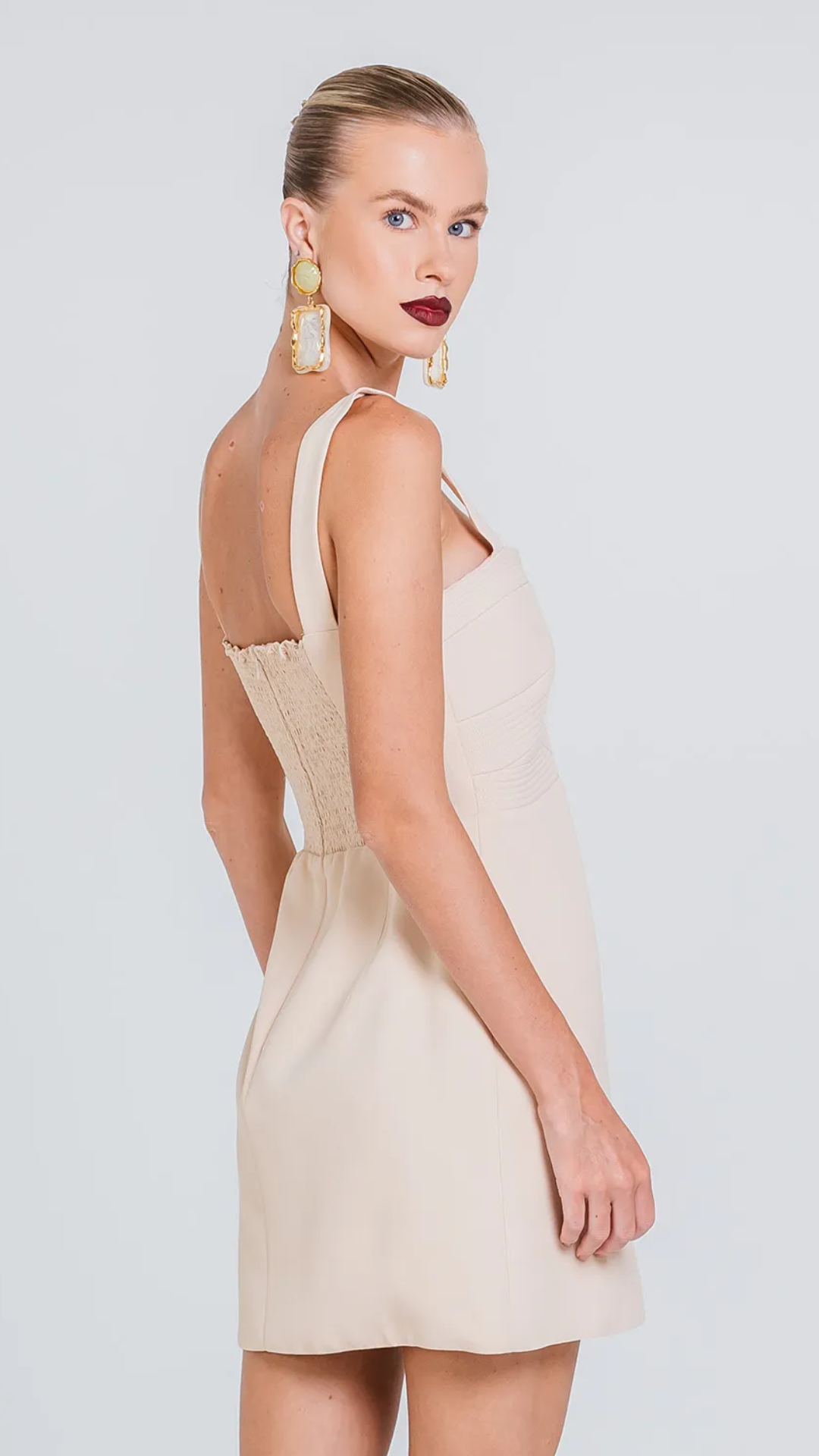 Vestido Caroline Latte