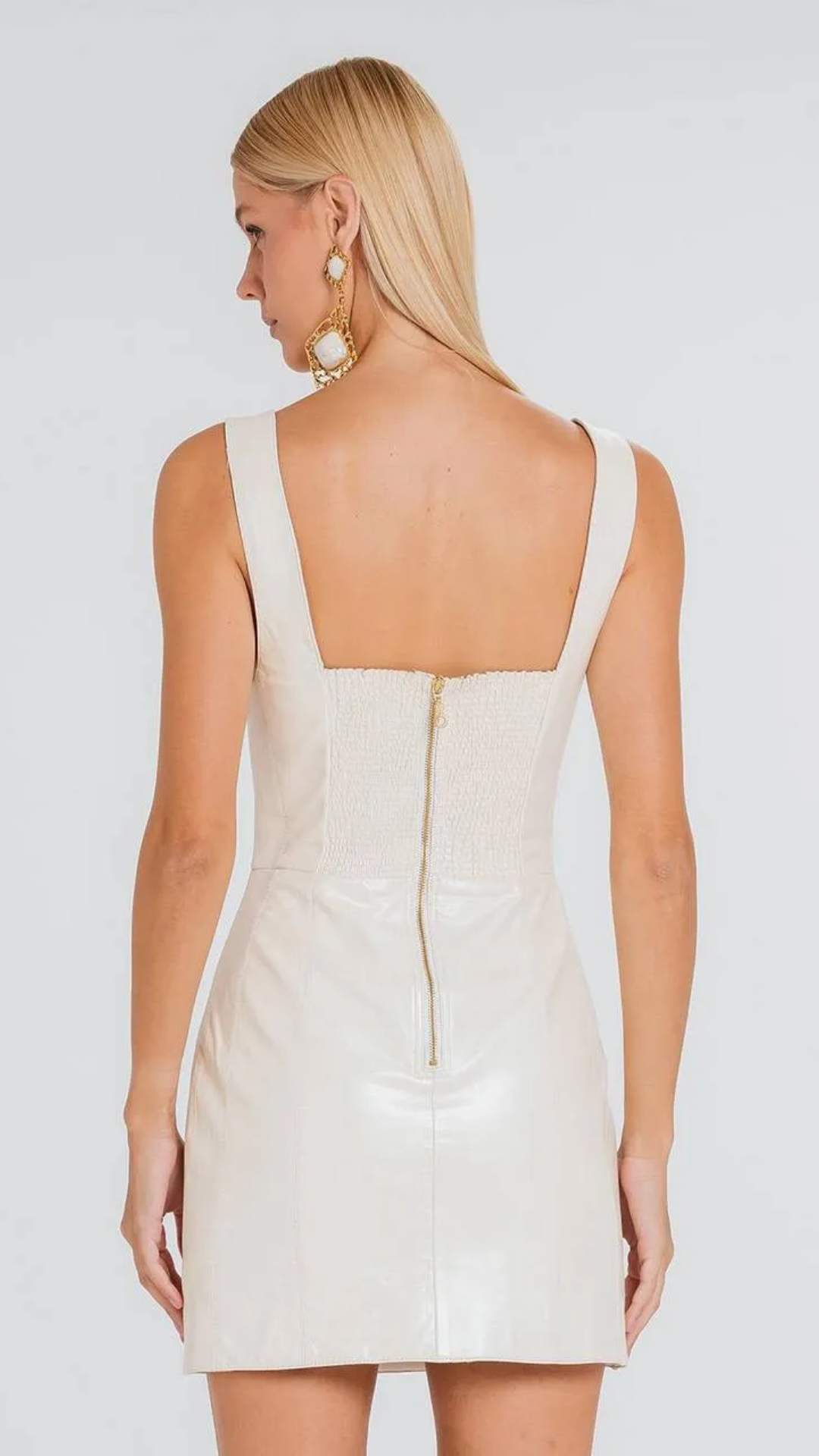 Vestido Domitila Marfim