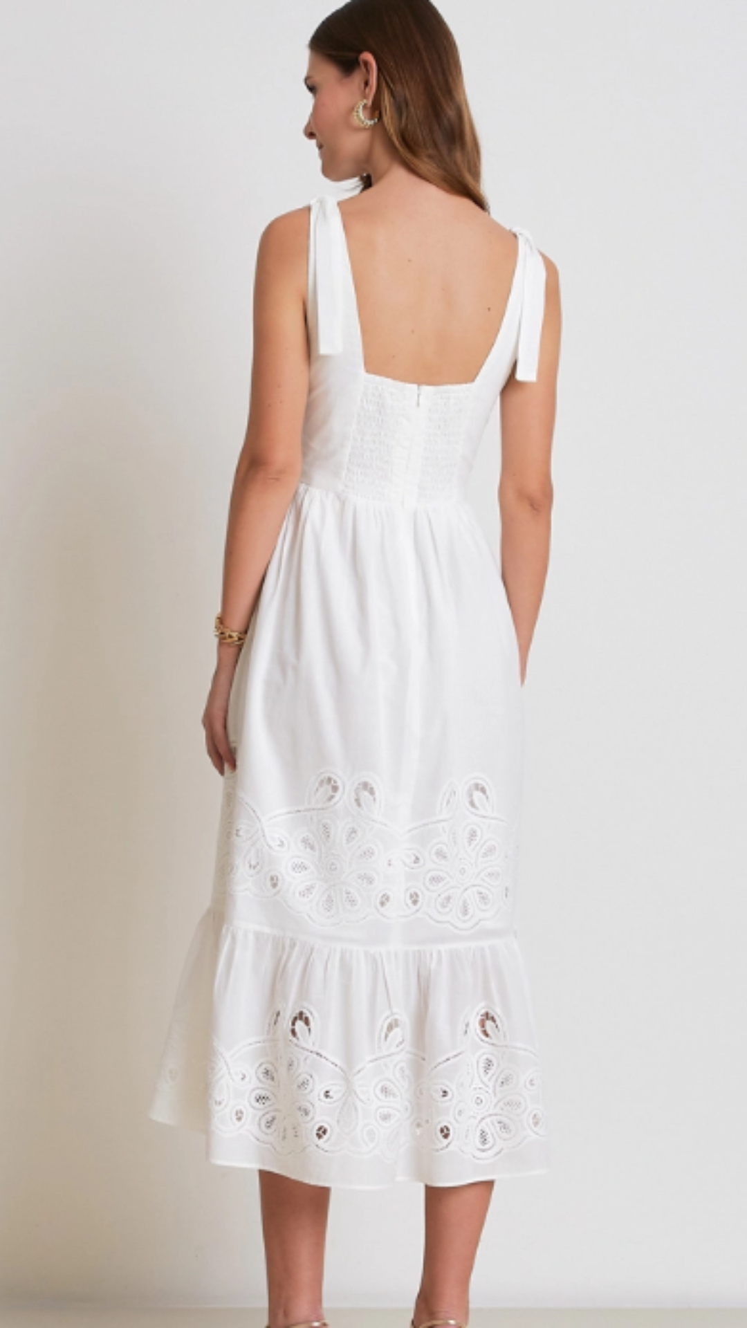 Vestido Midi Silvana Branco