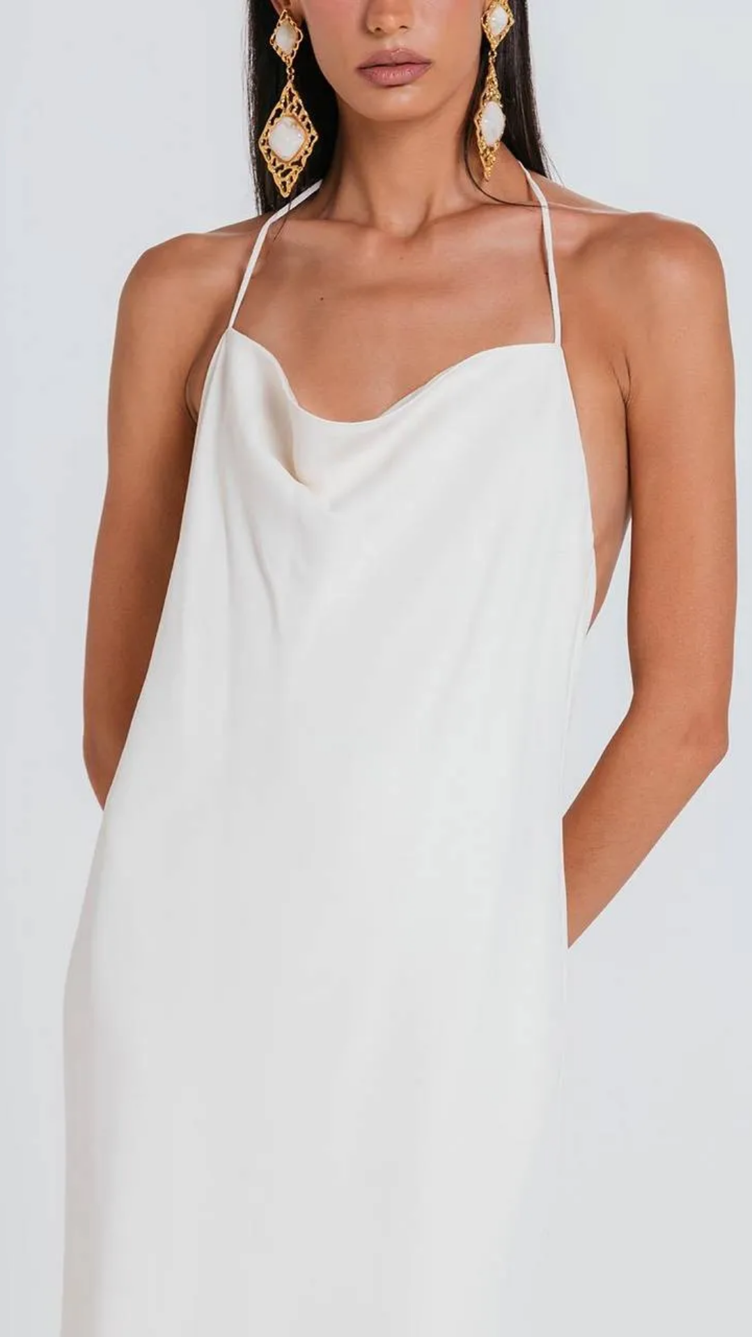 Vestido Glenda Marfim