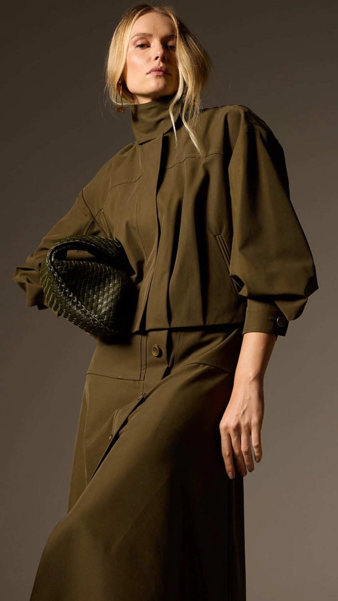 Casaco Balone Rhea Verde Enigma