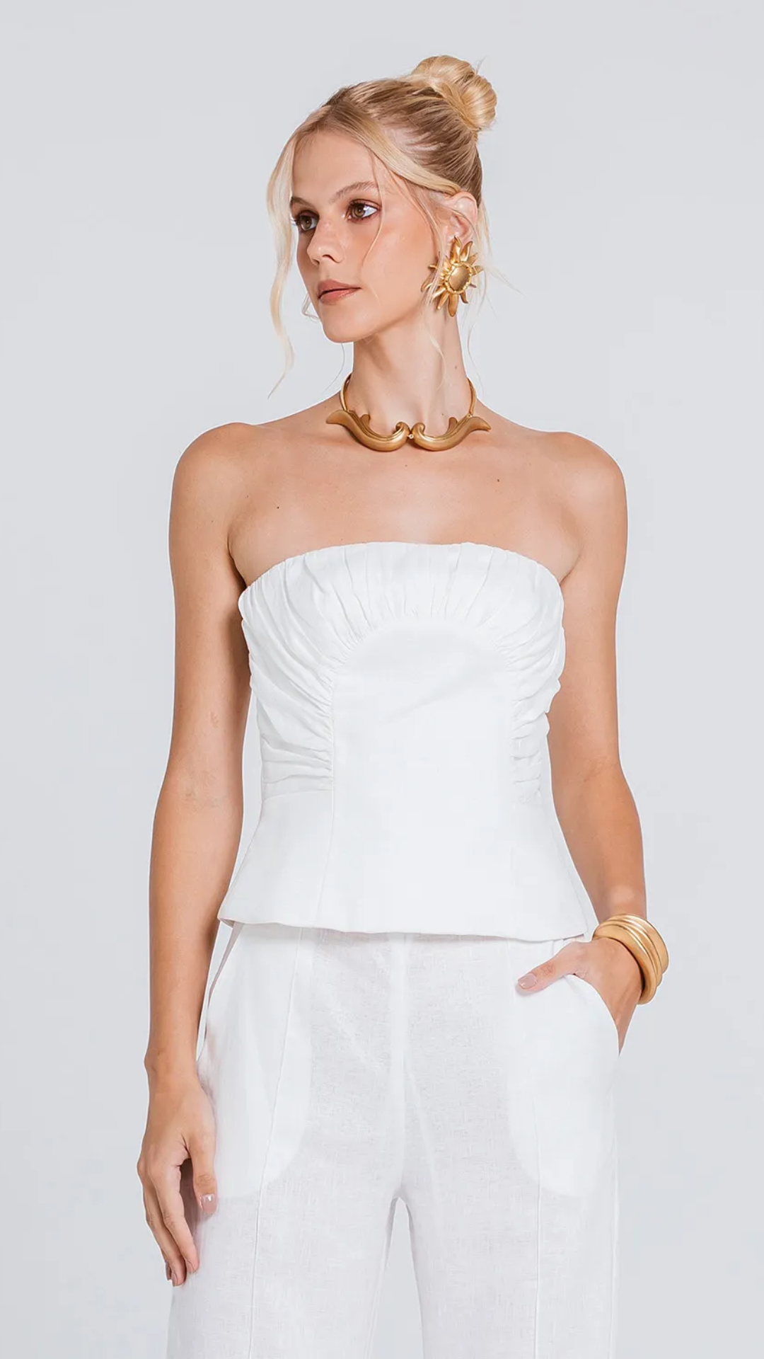 Top Serafina Off White