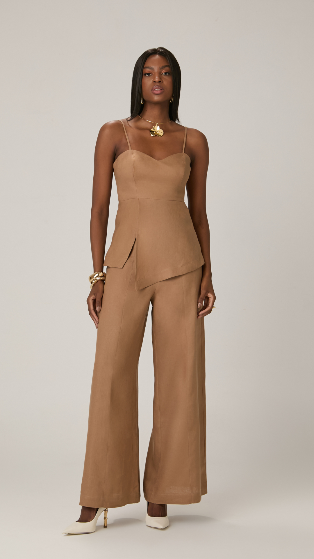 Calça Tati Camel